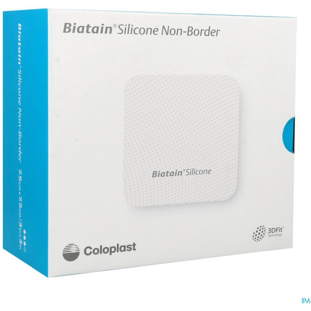 Biatain® Silicone Non-Border 7,5 cm x 7,5 cm