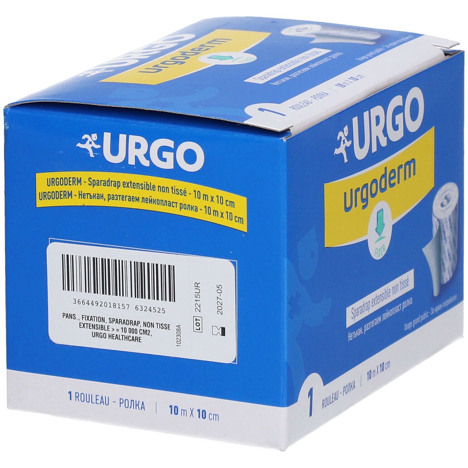 URGO Urgoderm Sparadrap non tissé extensible 10 m x 10 cm