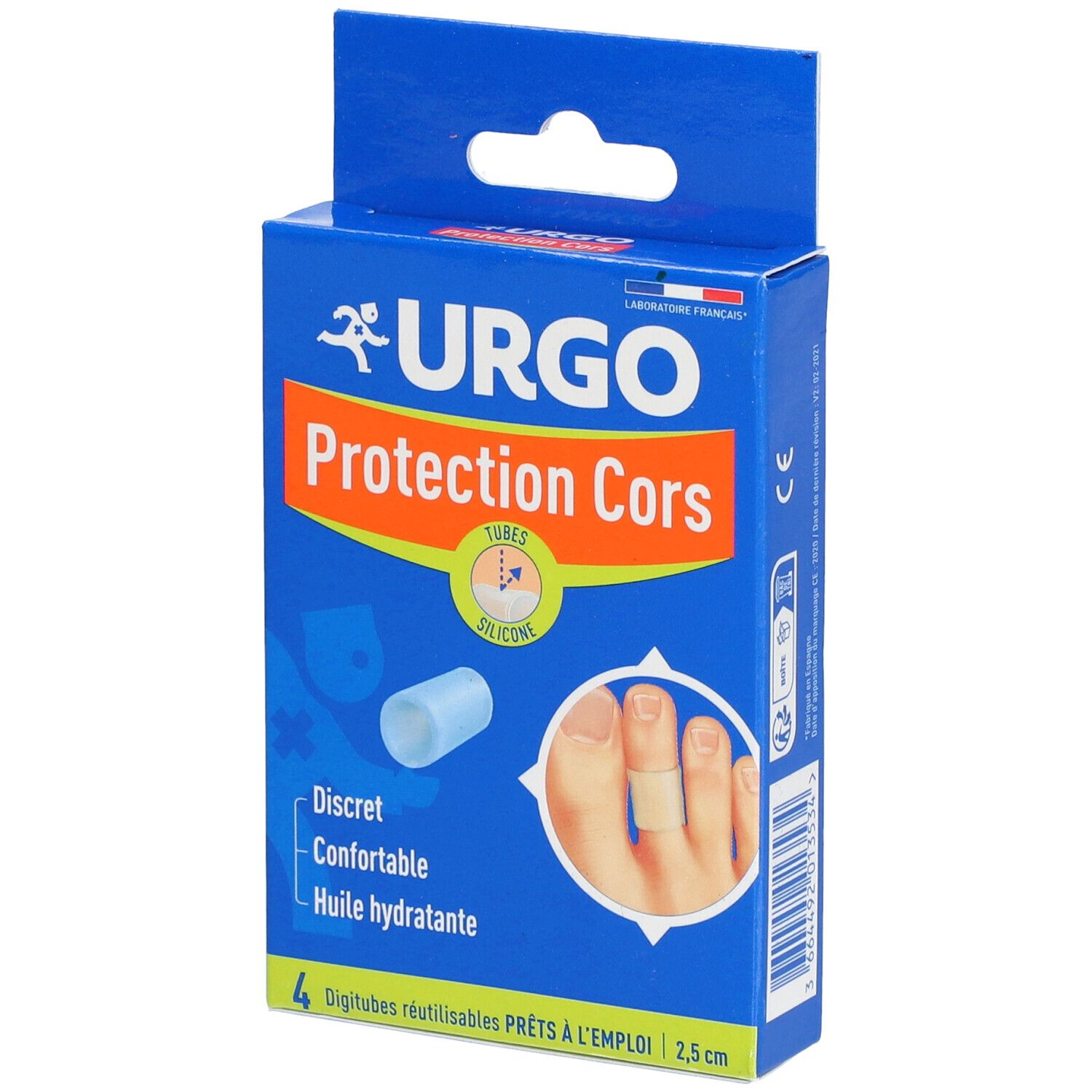 URGO Protection cors Digitubes prêt à l'emploi 2,5 cm