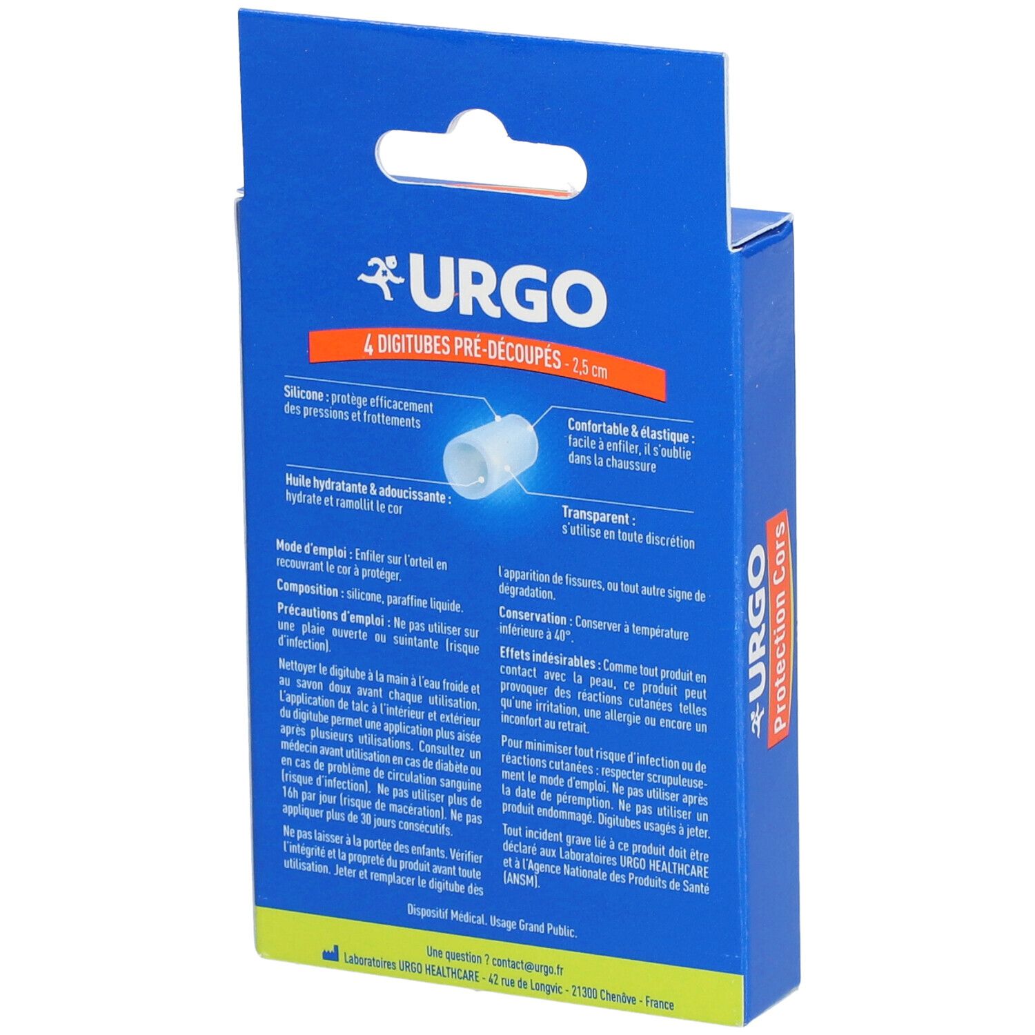 URGO Protection cors Digitubes prêt à l'emploi 2,5 cm