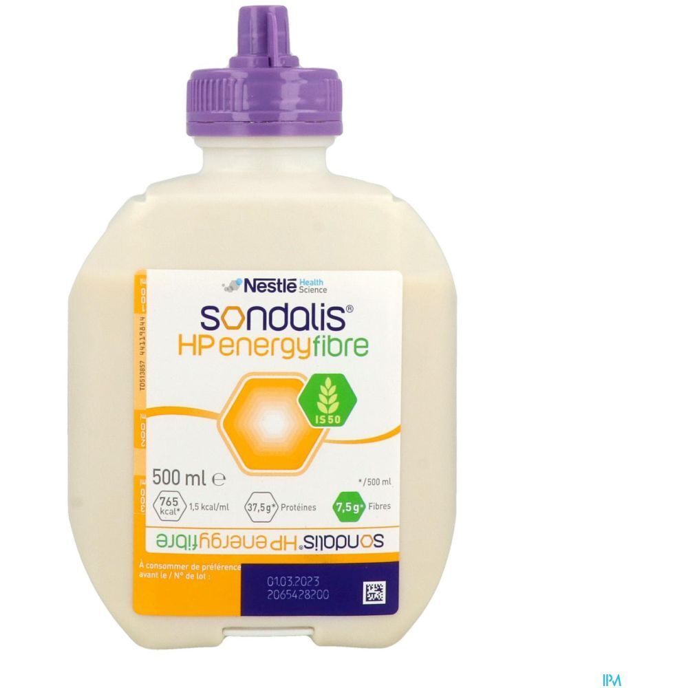 Sondalis HP Energy Fibre, Denrée alimentaire destinée à des fins médicales spéciales, poch