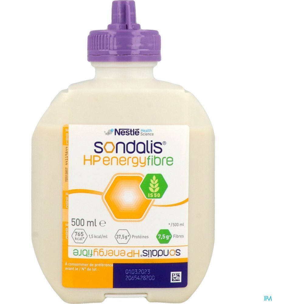 Sondalis HP Energy Fibre, Denrée alimentaire destinée à des fins médicales spéciales, poch
