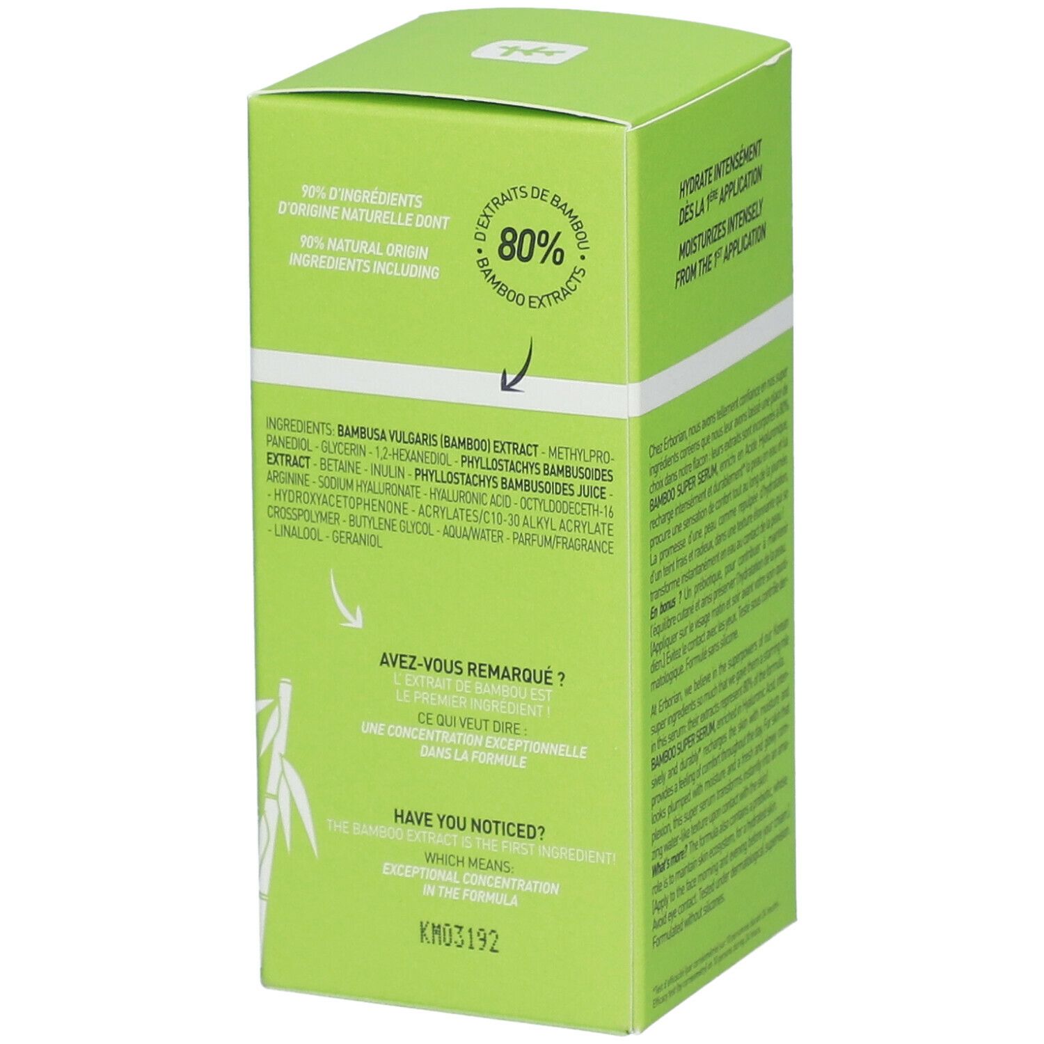 erborian Bamboo Super Sérum - Sérum hydratant intense