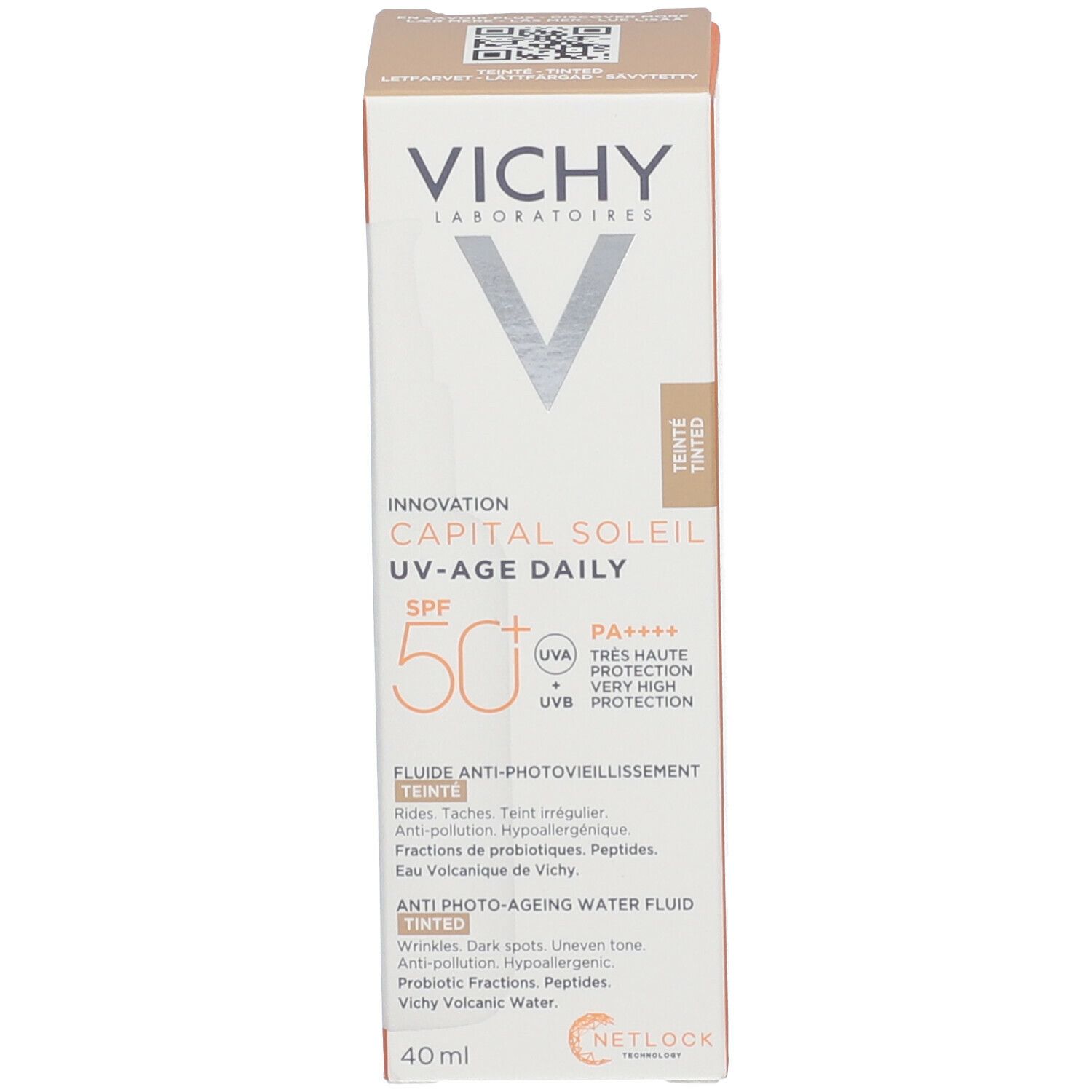 VICHY CAPITAL SOLEIL UV-AGE DAILY Fluide Teinté SPF50+