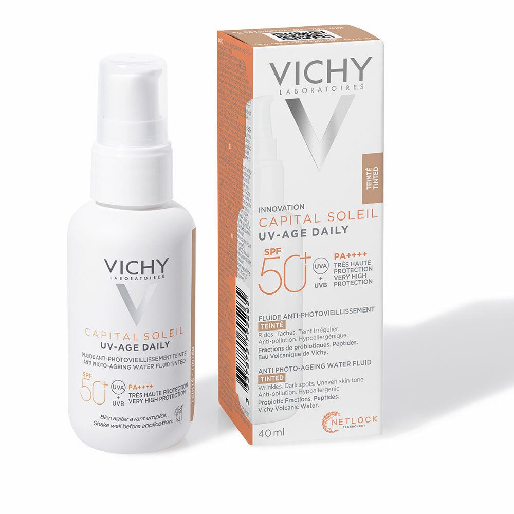 VICHY CAPITAL SOLEIL UV-AGE DAILY Fluide Teinté SPF50+