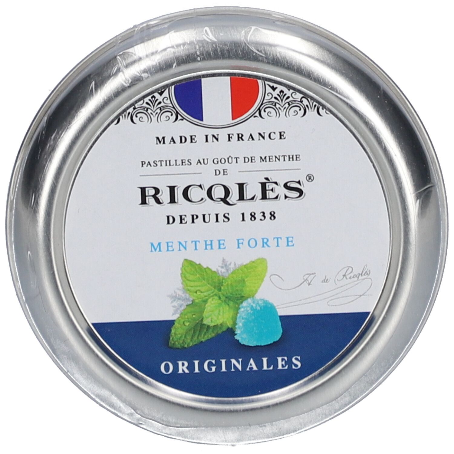 Ricqles Pastilles à la Menthe Forte - Fraîcheur & Gorge Sèche