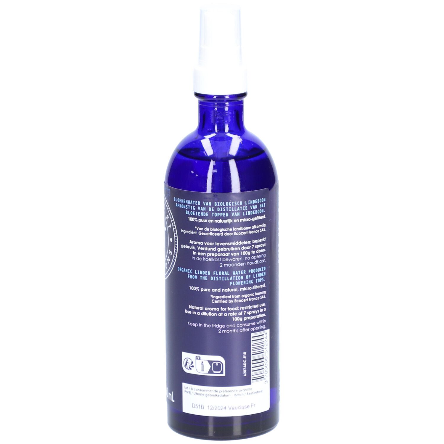 Herbes et Traditions Tilleul Bio  Hydrolat de Tilleul