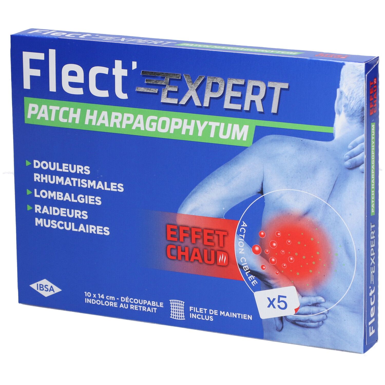 FLECT'EXPERT PATCH HARPAGOPHYTUM - Patch effet chaud immédiat.  - bt 5