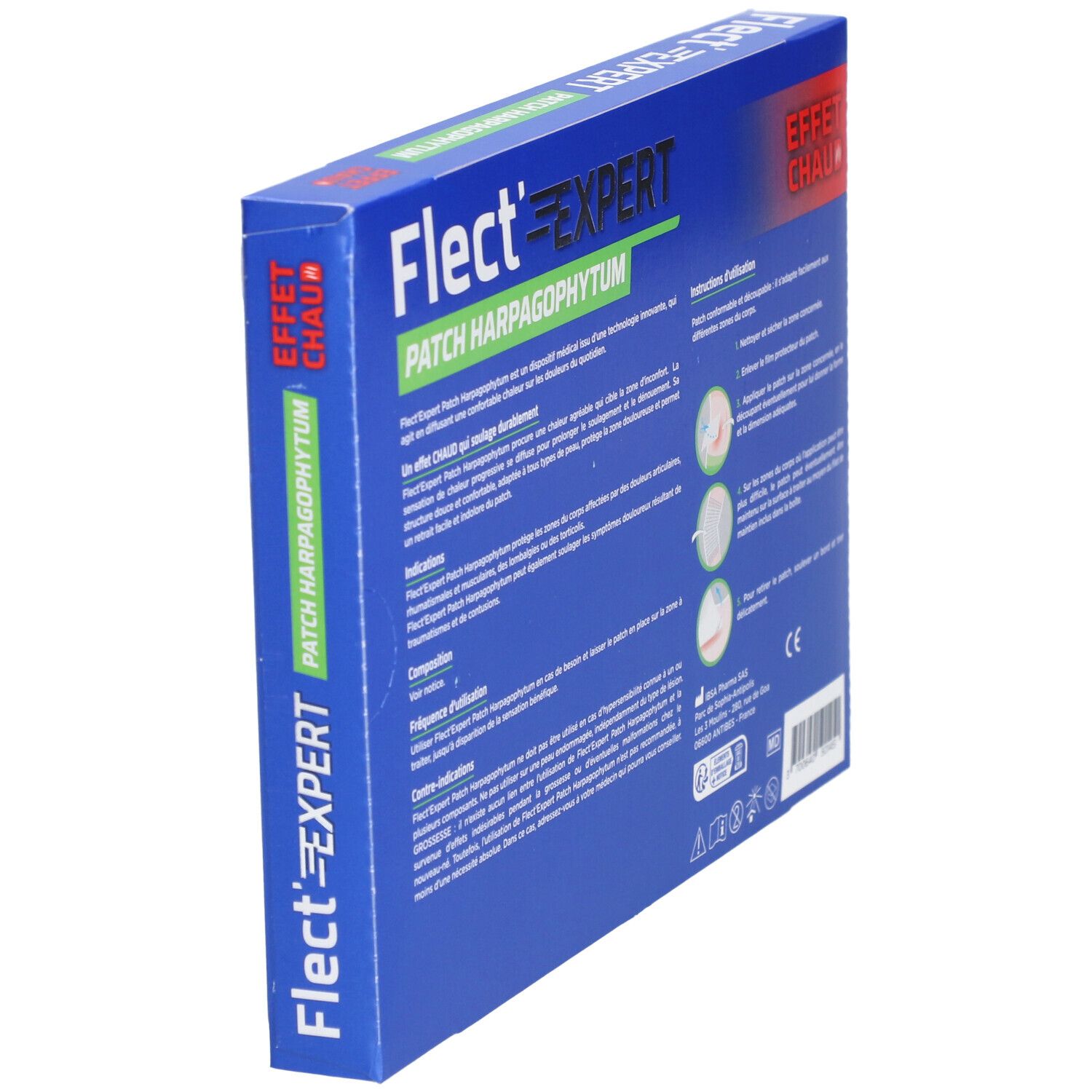 FLECT'EXPERT PATCH HARPAGOPHYTUM - Patch effet chaud immédiat.  - bt 5