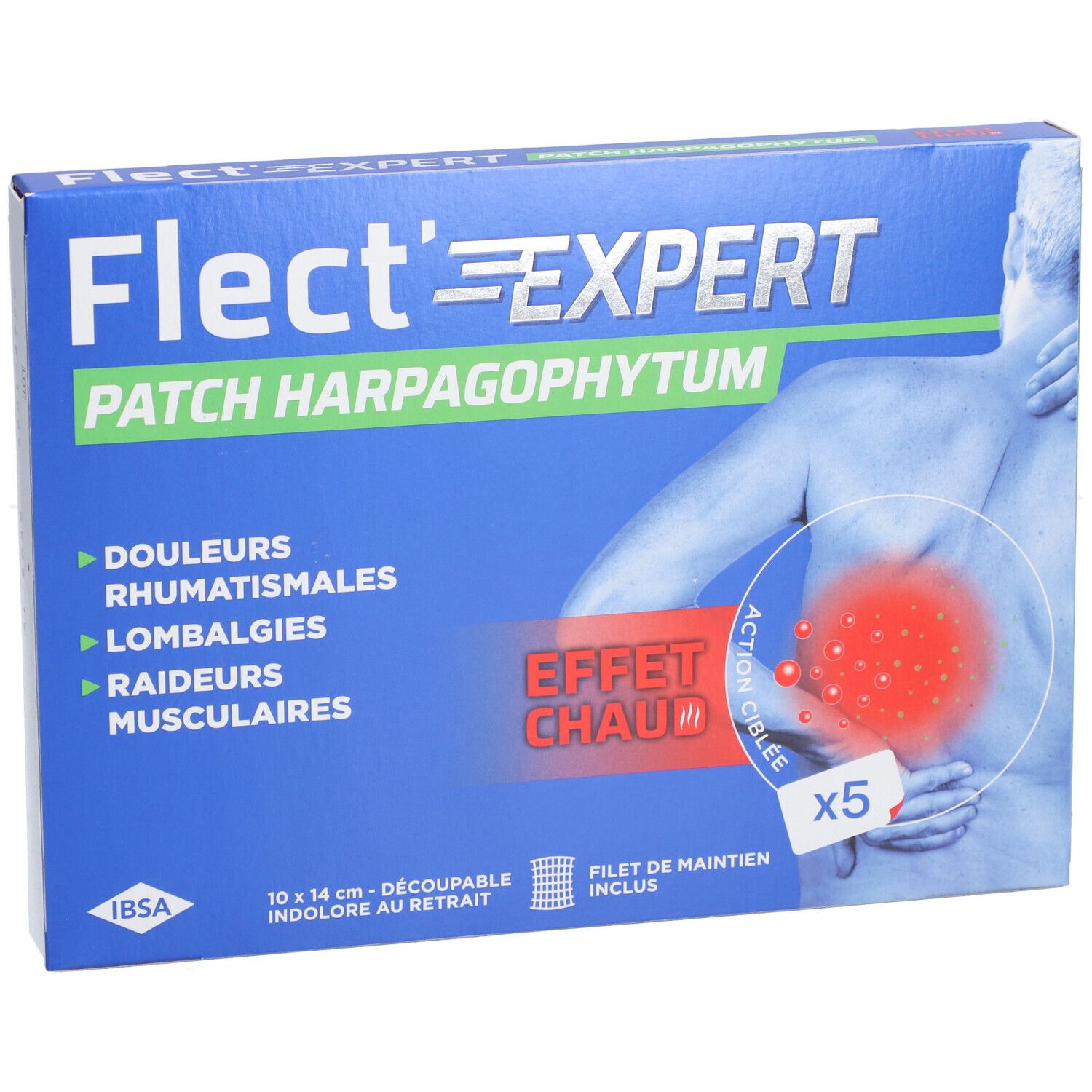FLECT'EXPERT PATCH HARPAGOPHYTUM - Patch effet chaud immédiat.  - bt 5
