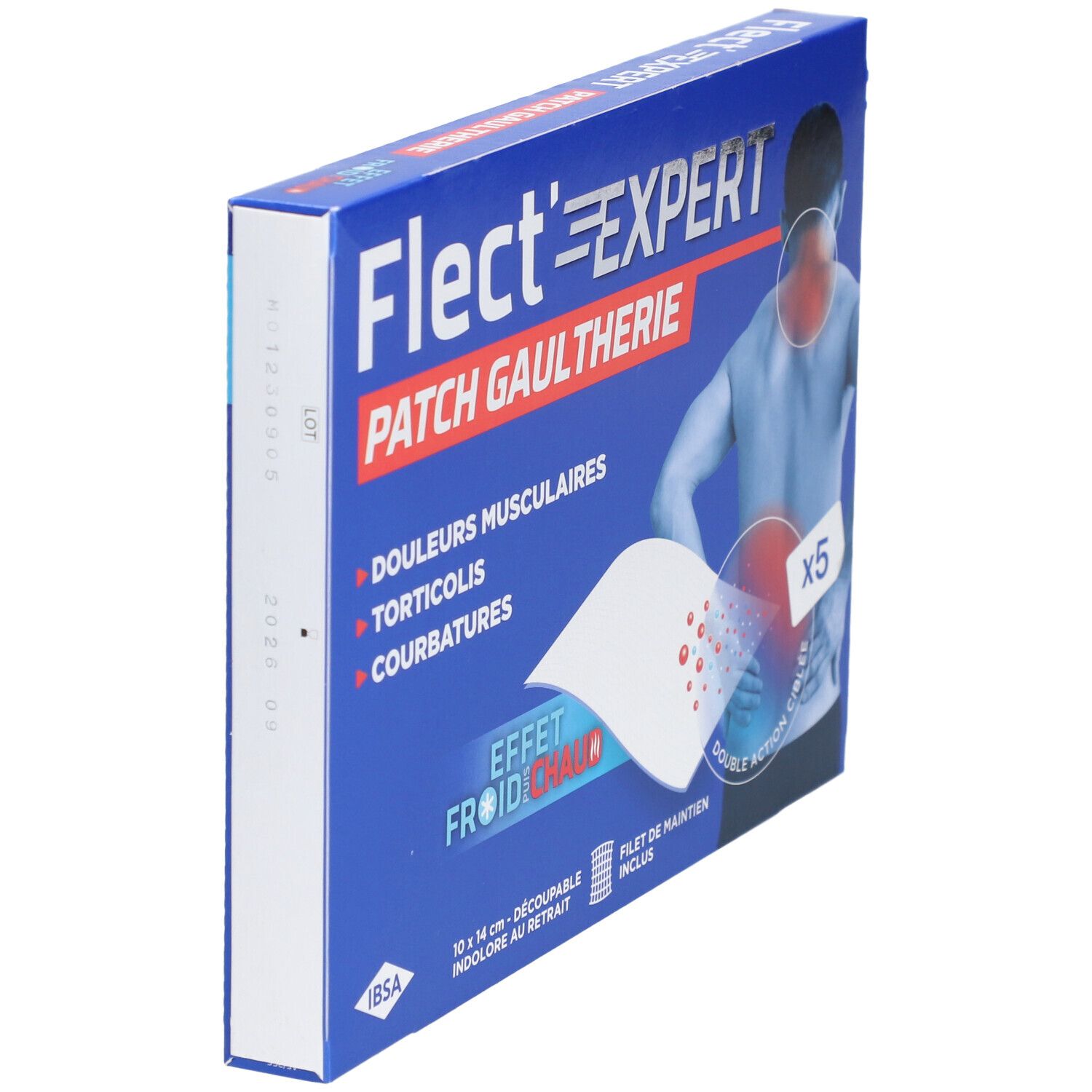 FLECT'EXPERT PATCH GAULTHÉRIE - Patch Gaulthérie - Menthol - effet froid puis chaud.  - bt