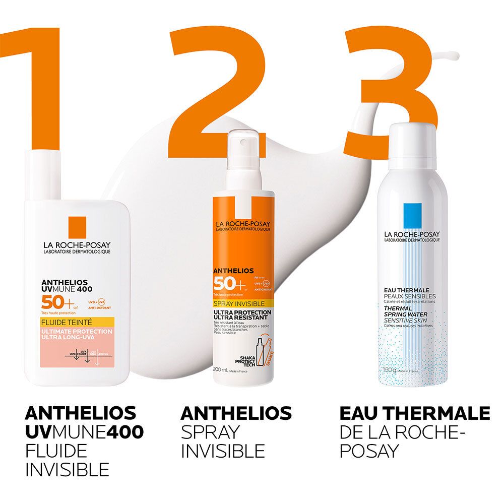 ANTHELIOS FLUIDE  UVMUNE 400 AVEC PARFUM ET TEINTE SPF50+ 50ML