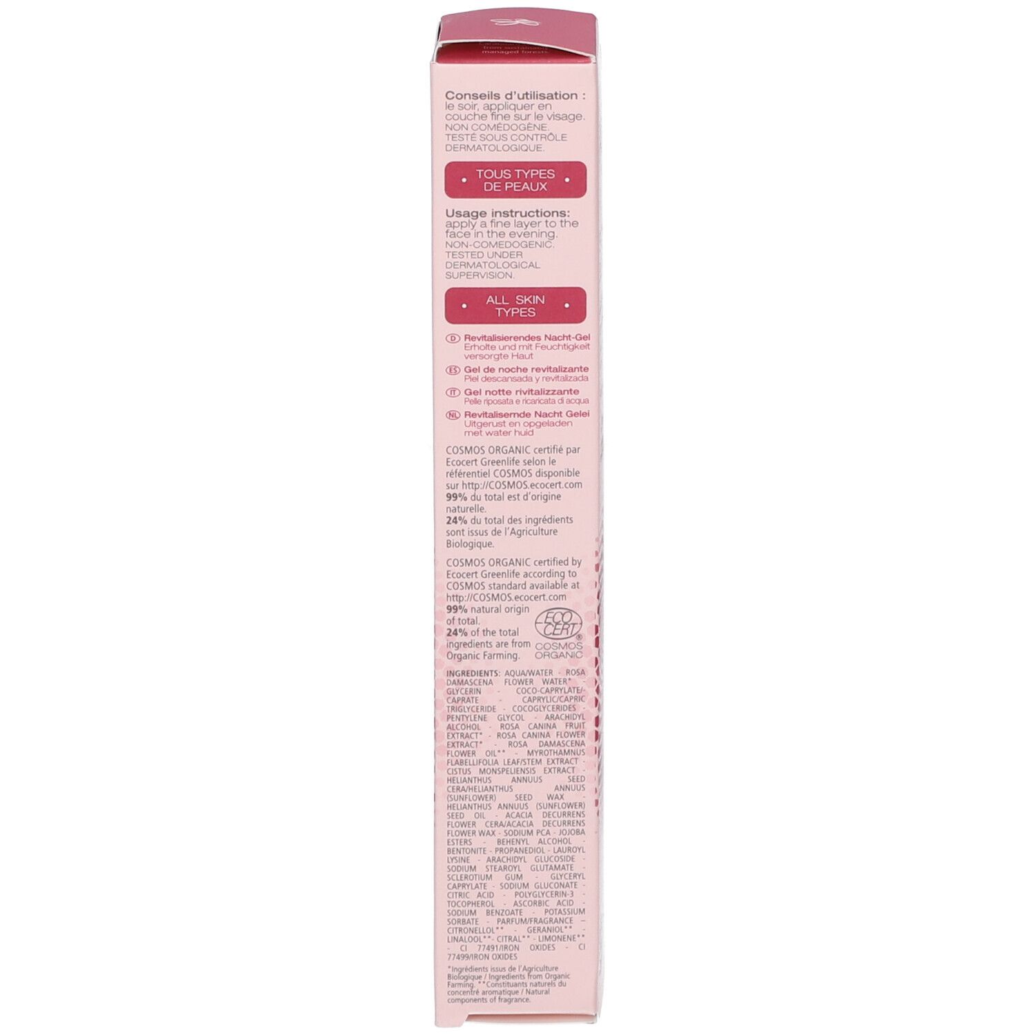 Melvita BB crème certifiée bio Source de Roses teinte claire