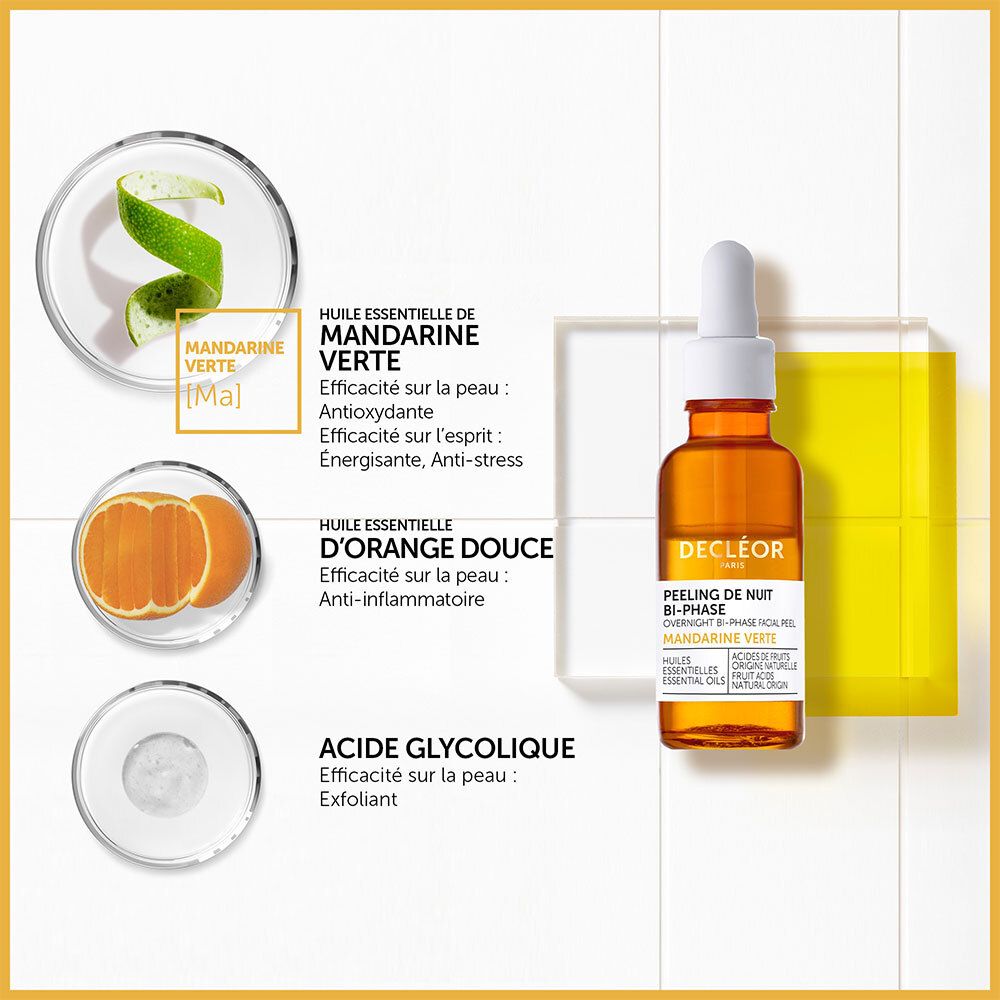 Decléor Peeling de Nuit Bi-Phase MANDARINE VERTE 30ml
