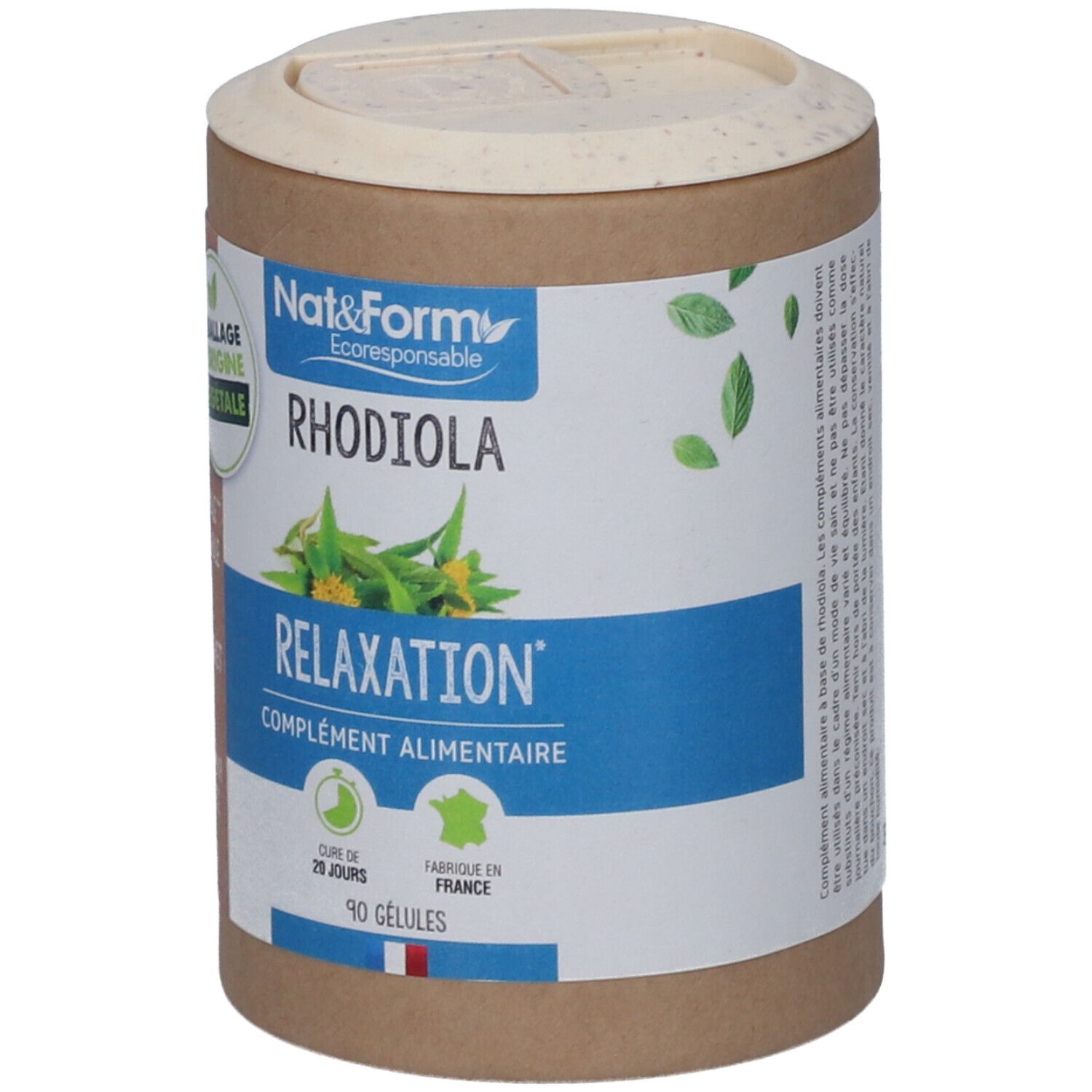 Nat&Form Rhodiola Bio en gélules