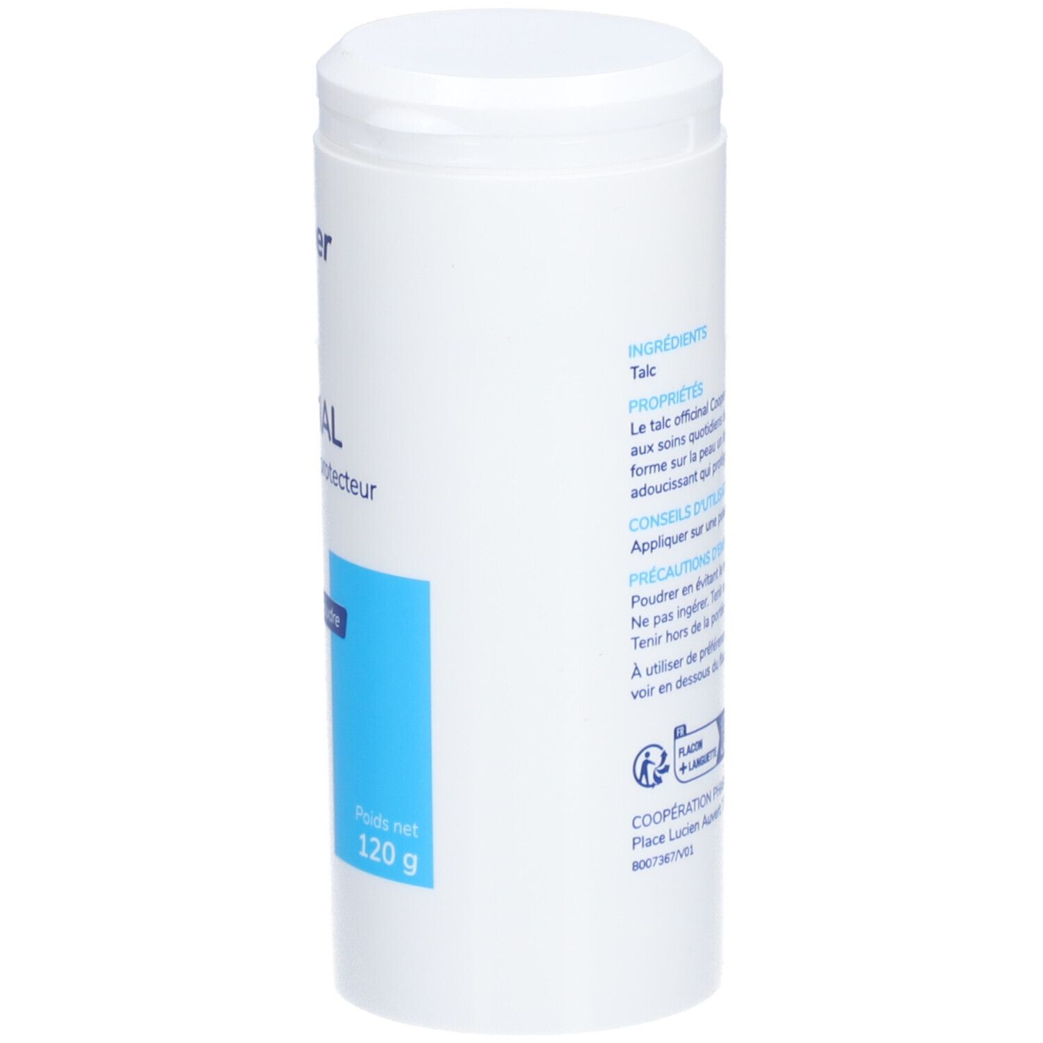 Cooper® Talc Officinal - Poudre absorbante et protectrice