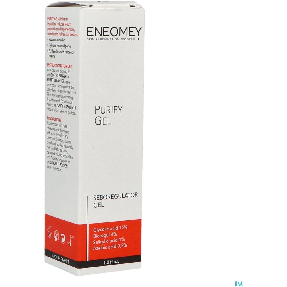 ENEOMEY PURIFY GEL SÉBORÉGULATEUR - Gel sébo-régulateur.  - fl 30 ml