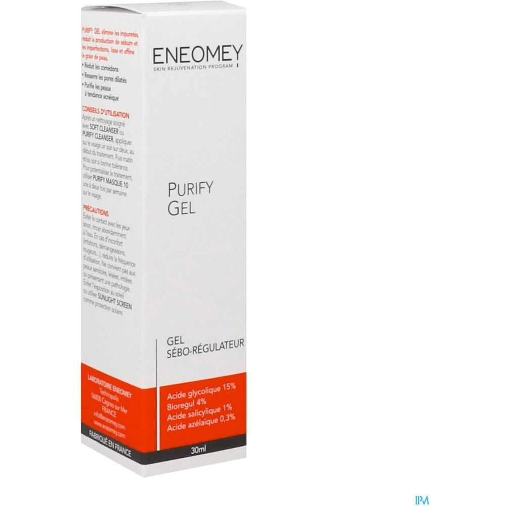 ENEOMEY PURIFY GEL SÉBORÉGULATEUR - Gel sébo-régulateur.  - fl 30 ml