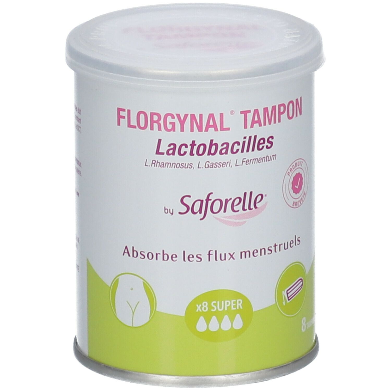 Saforelle® Florgynal® Tampon Probiotique sans applicateur Super