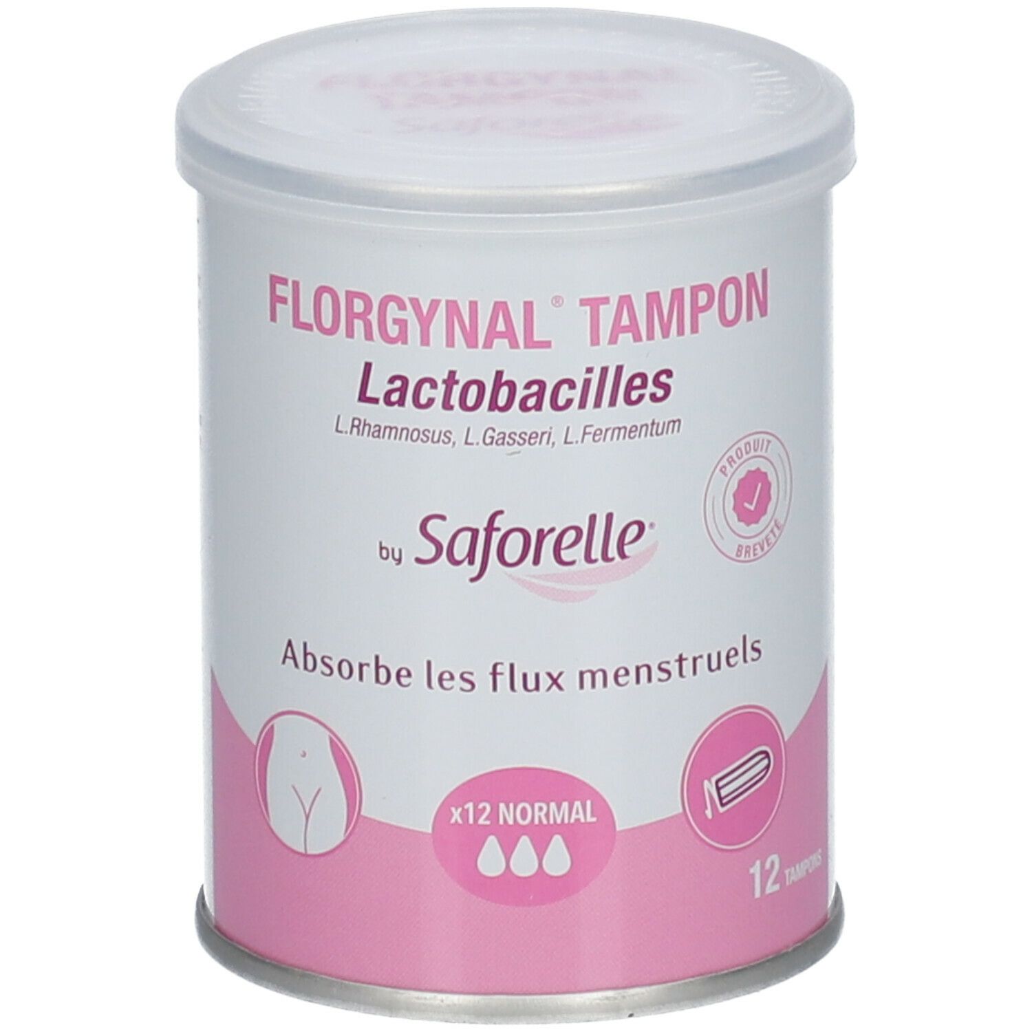 Saforelle® Florgynal® Tampon Probiotique sans applicateur Normal