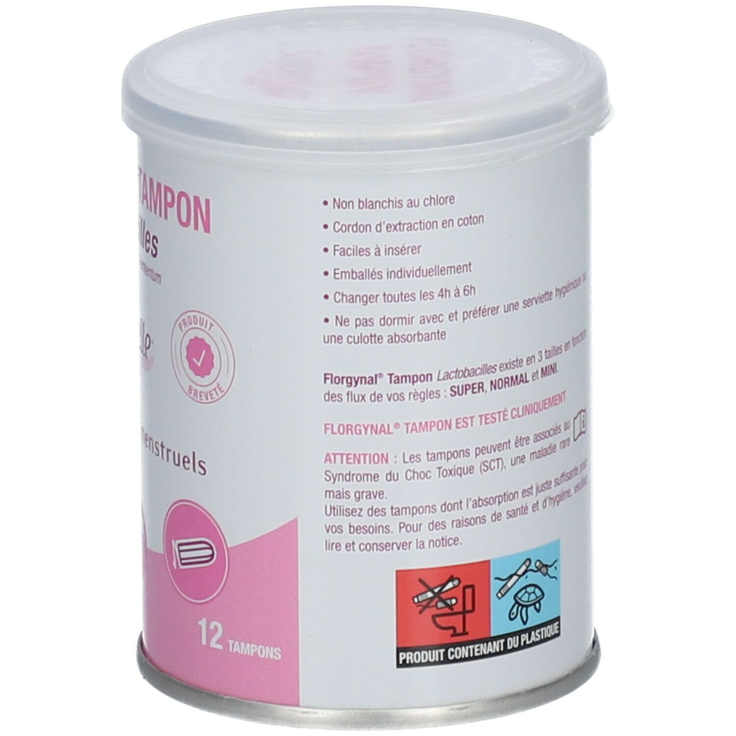 Saforelle® Florgynal® Tampon Probiotique sans applicateur Normal