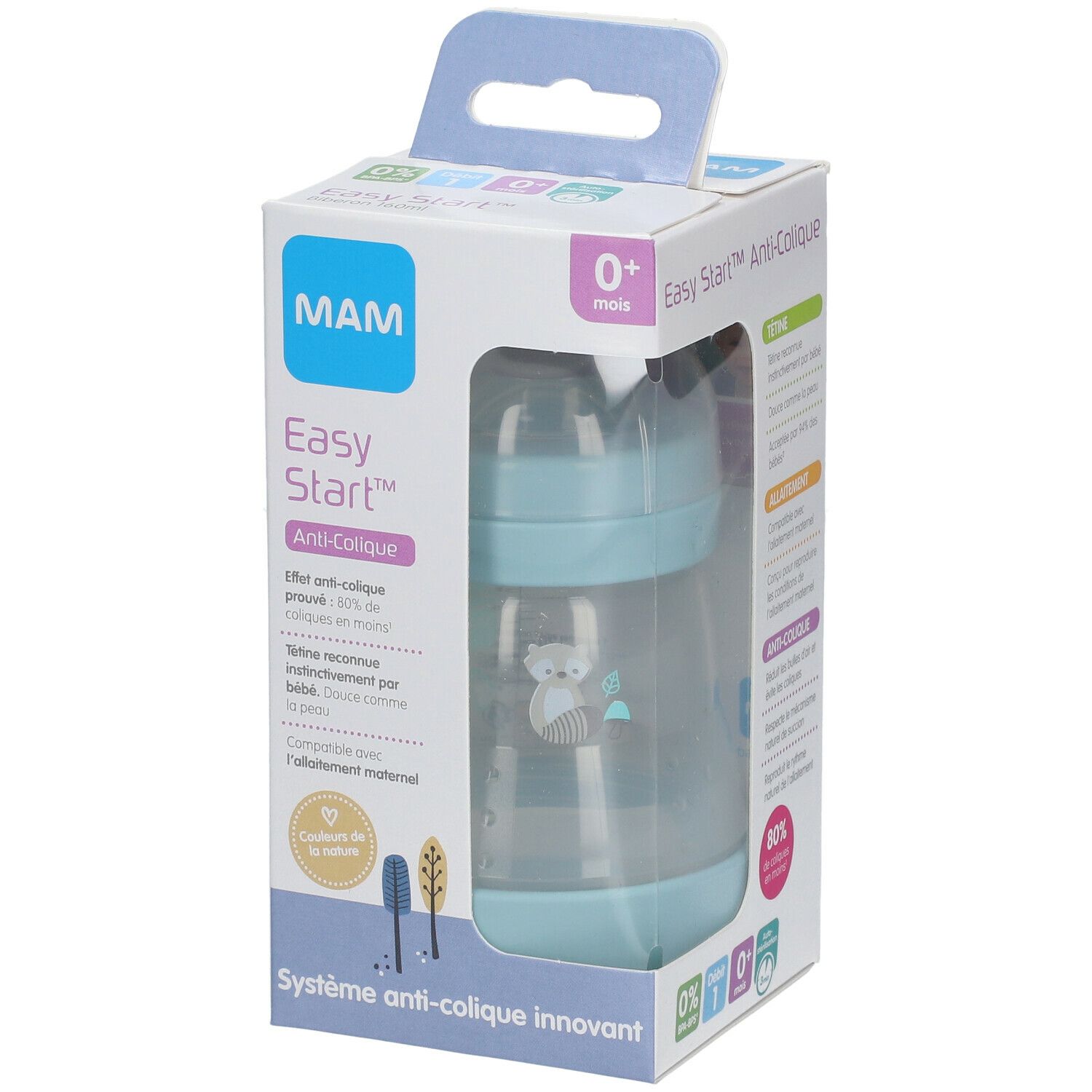 MAM Easy Start™ anti-colique 160 ml Flow - Biberon 1 pc(s