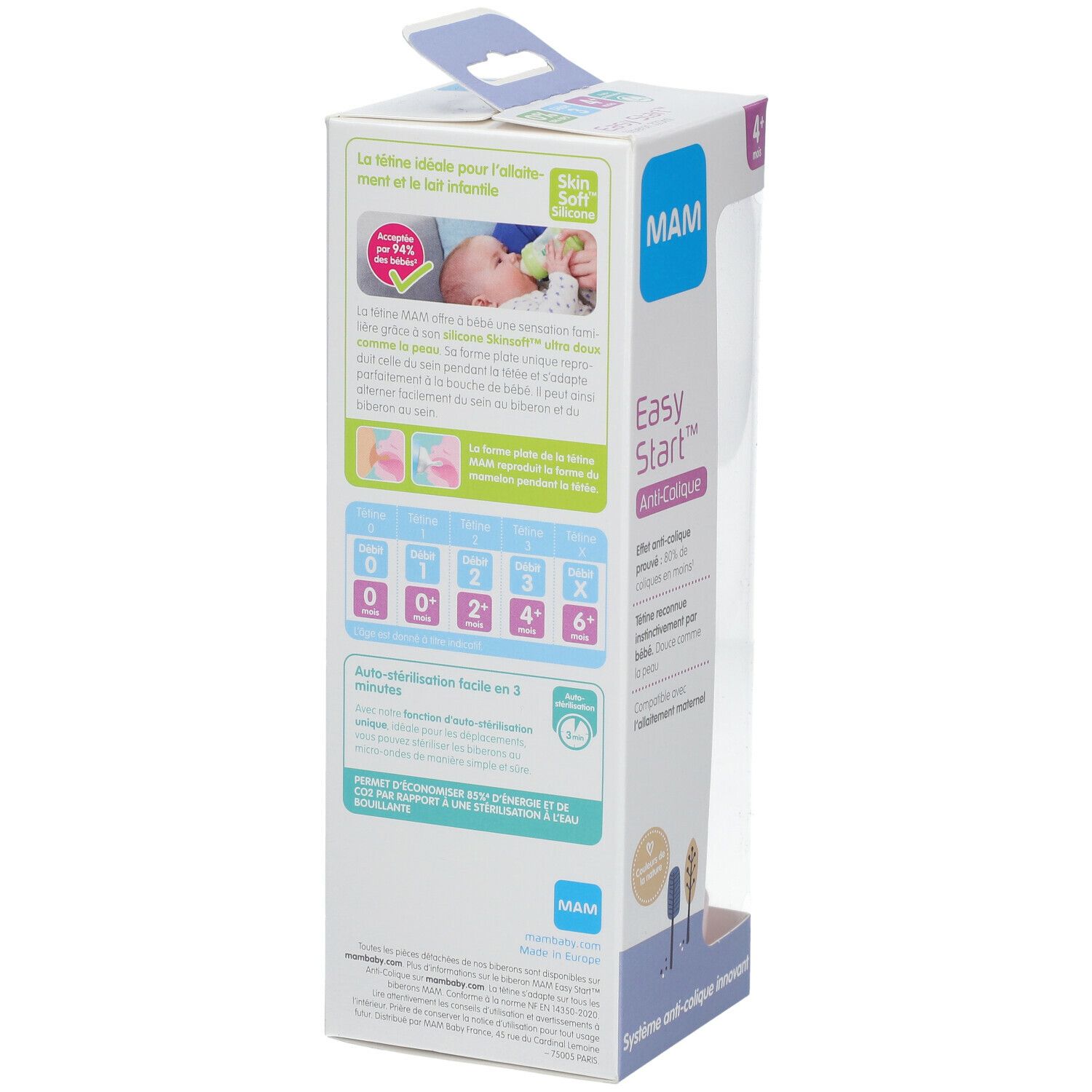 MAM Easy Start™ anti-colique 320 ml Flow - Biberon