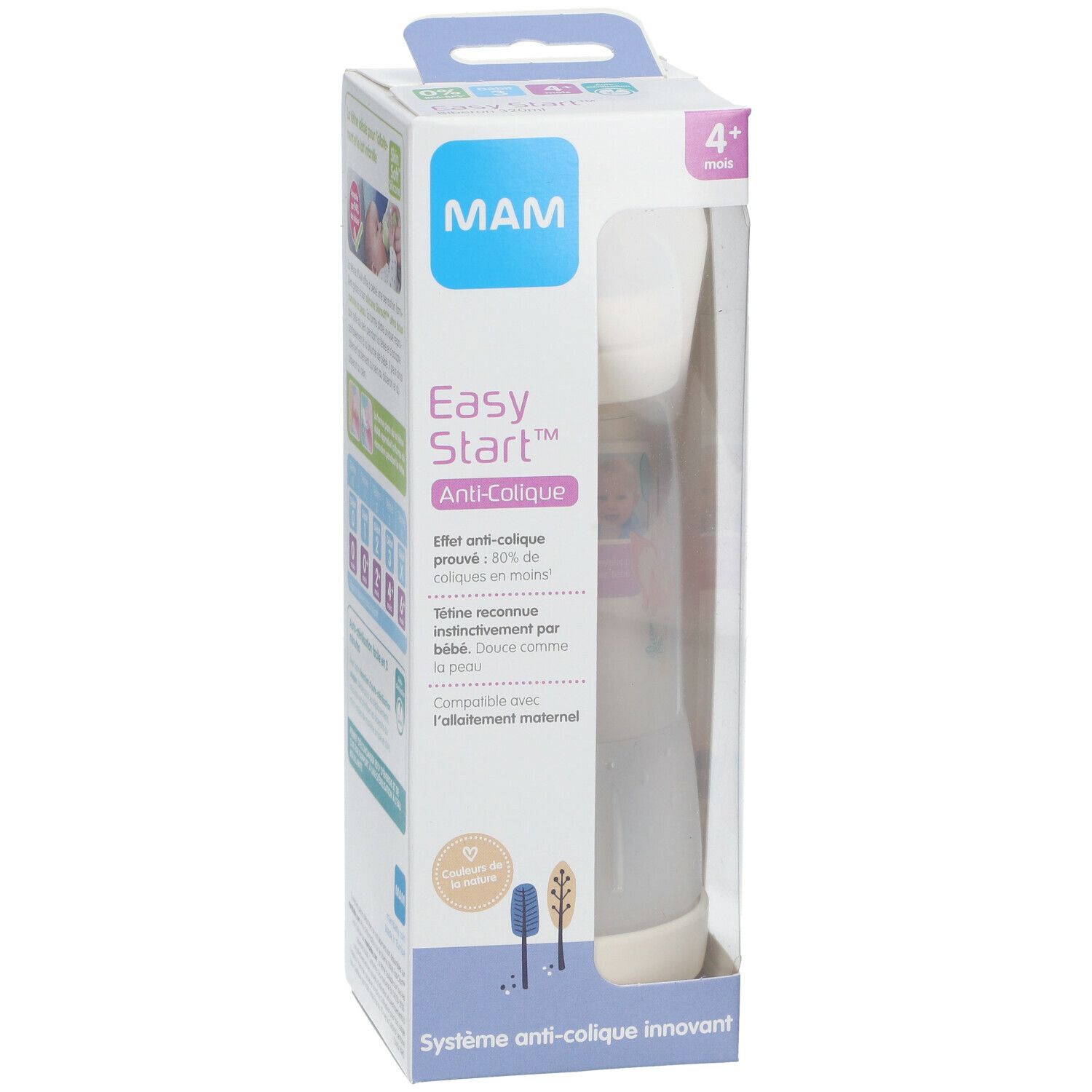 MAM Easy Start™ anti-colique 320 ml 4+ Flow - Biberon 1 pc(s) - Redcare  Pharmacie