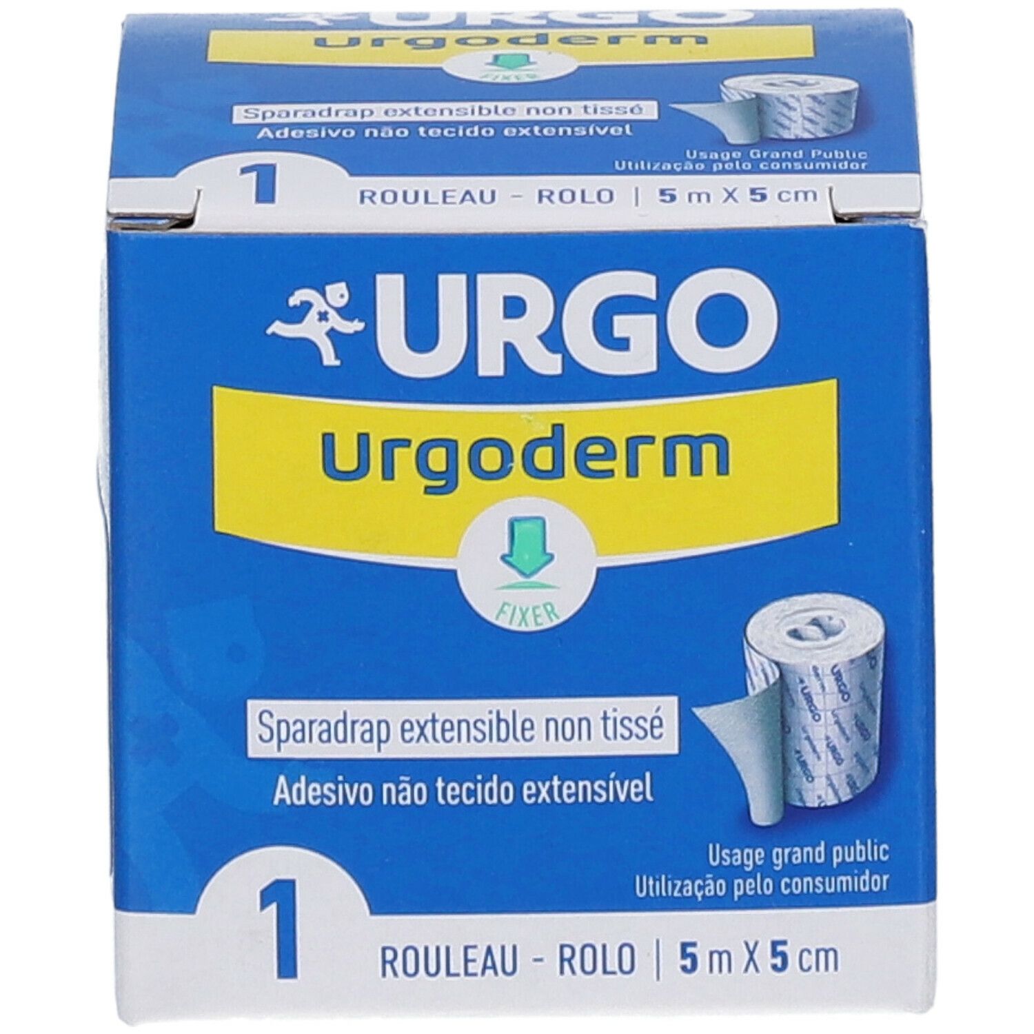 URGO Urgoderm Sparadrap non tissé extensible 5 m x 5 cm
