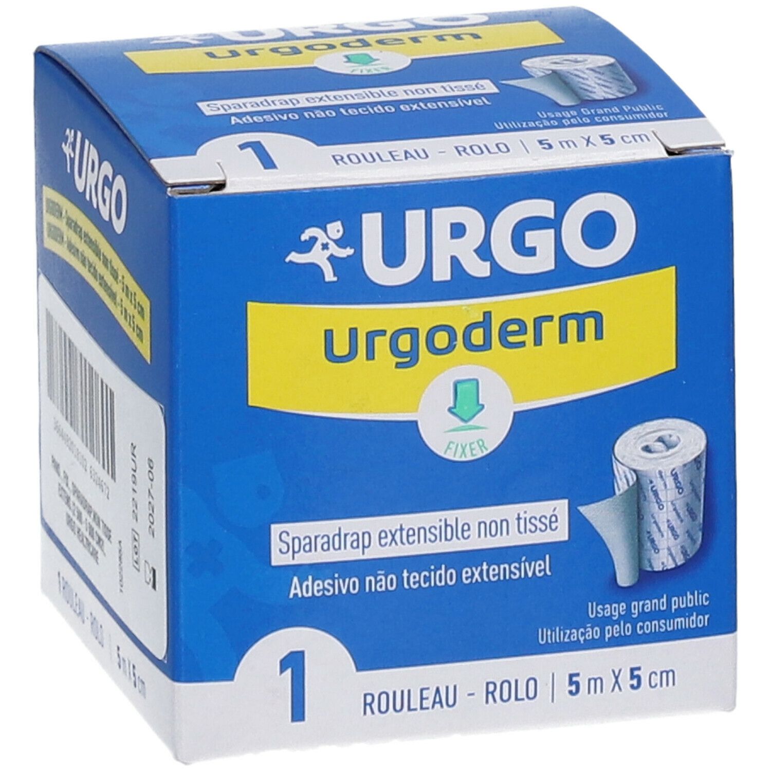 URGO Urgoderm Sparadrap non tissé extensible 5 m x 5 cm