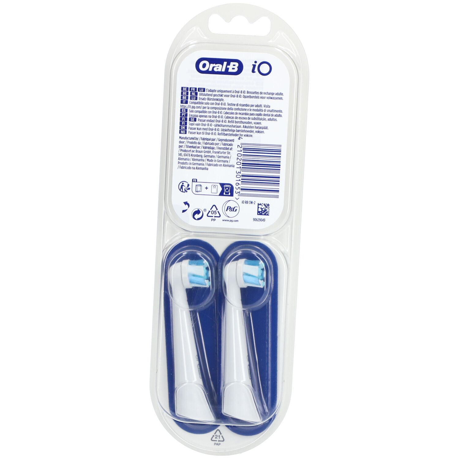 ORAL-B BROSSETTES- RECHANGE iO ULTIMATE CLEAN Blanc