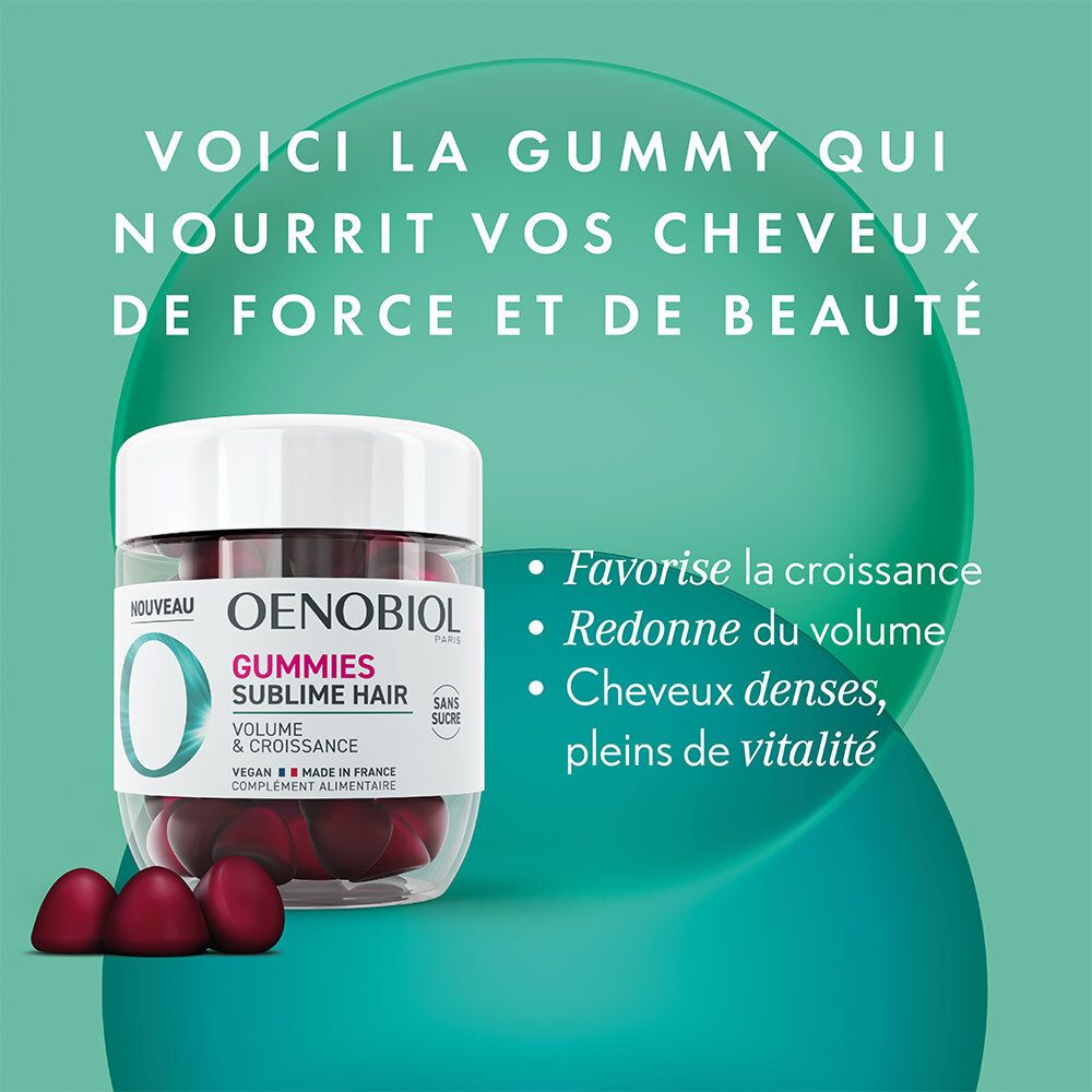 OENOBIOL Gummies SUBLIME HAIR  VOLUME & CROISSANCE