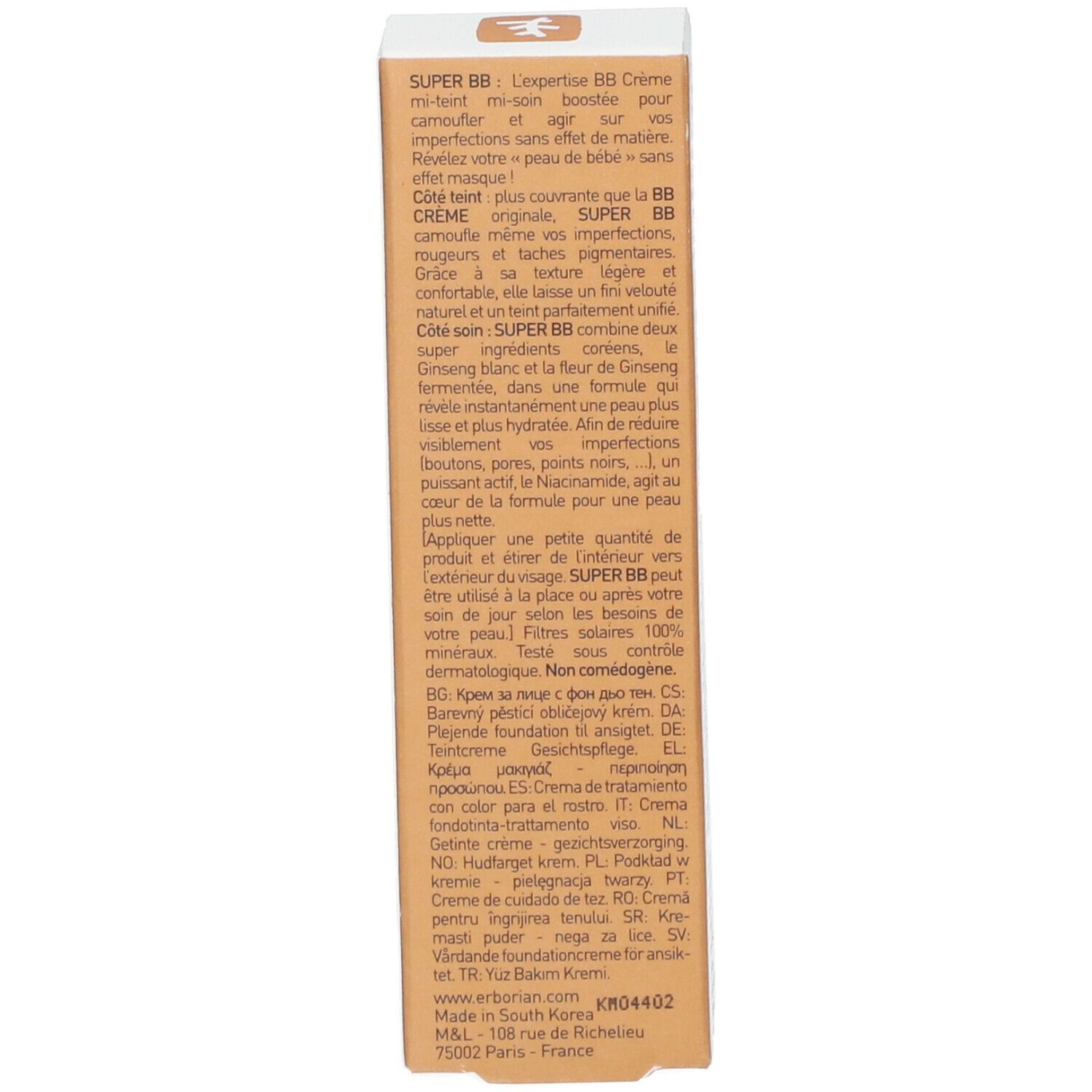 erborian Super BB Crème au Ginseng Caramel