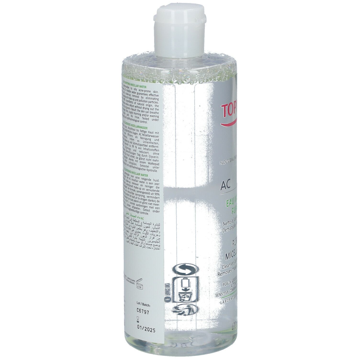 TOPICREM AC Eau Micellaire Purifiante