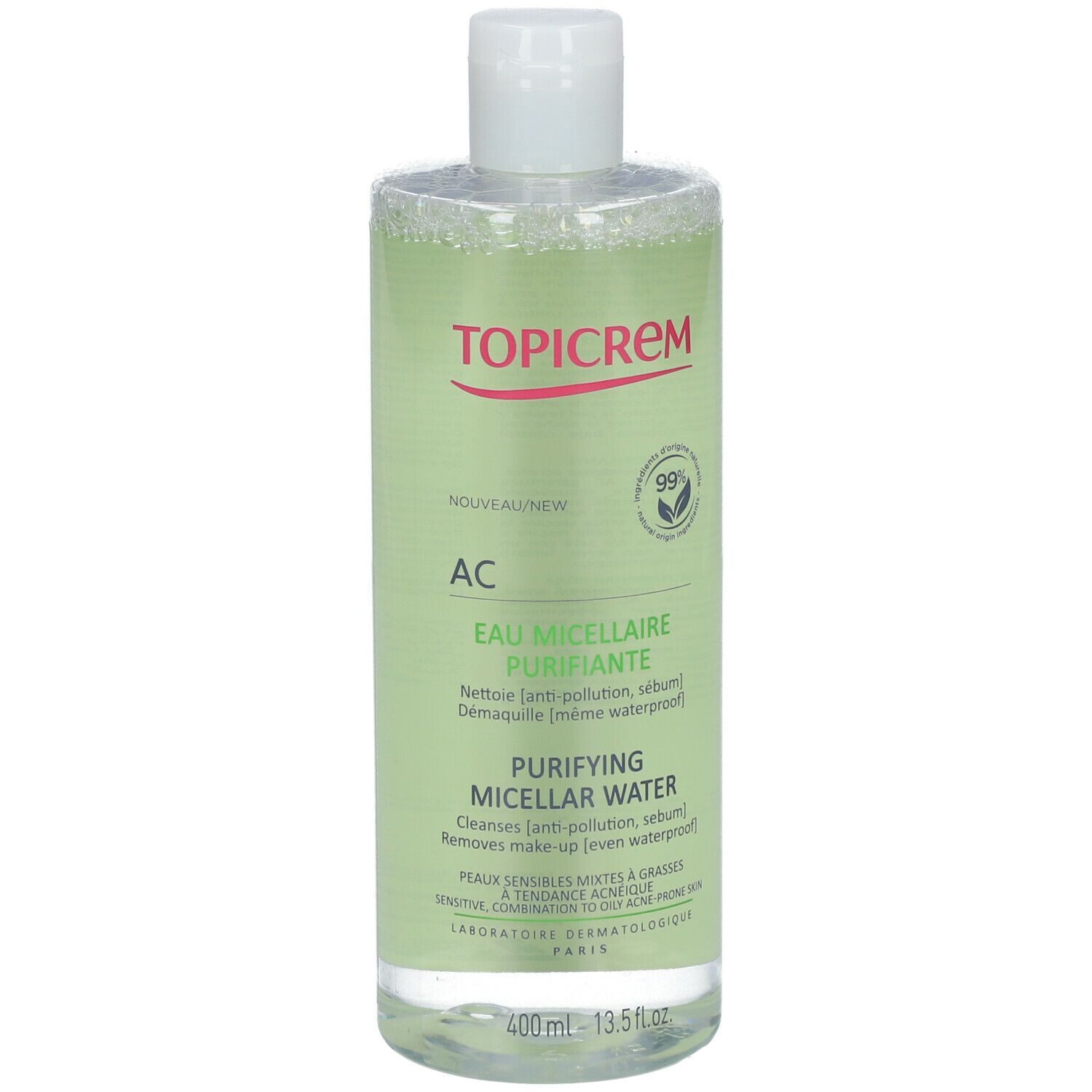TOPICREM AC Eau Micellaire Purifiante