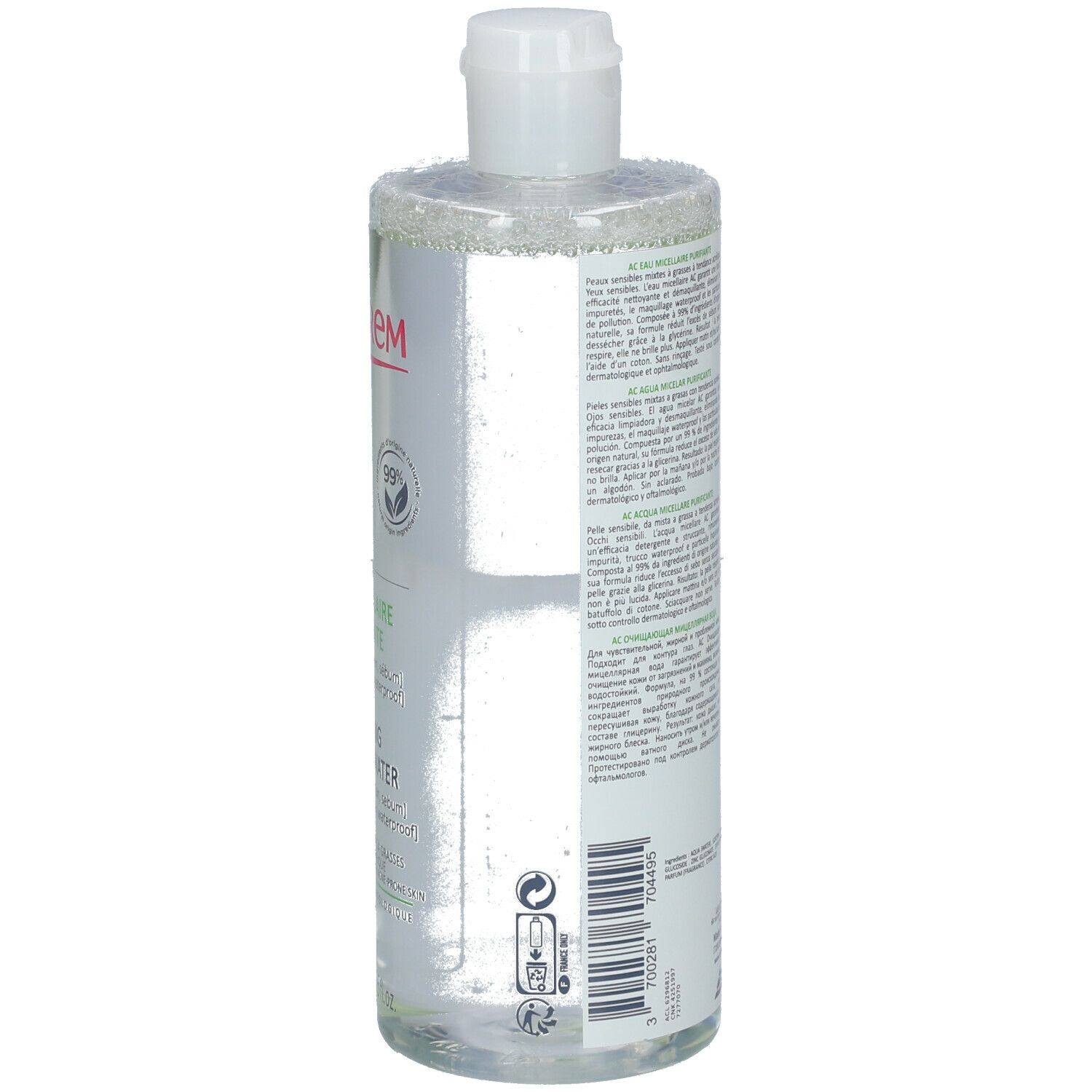 TOPICREM AC Eau Micellaire Purifiante