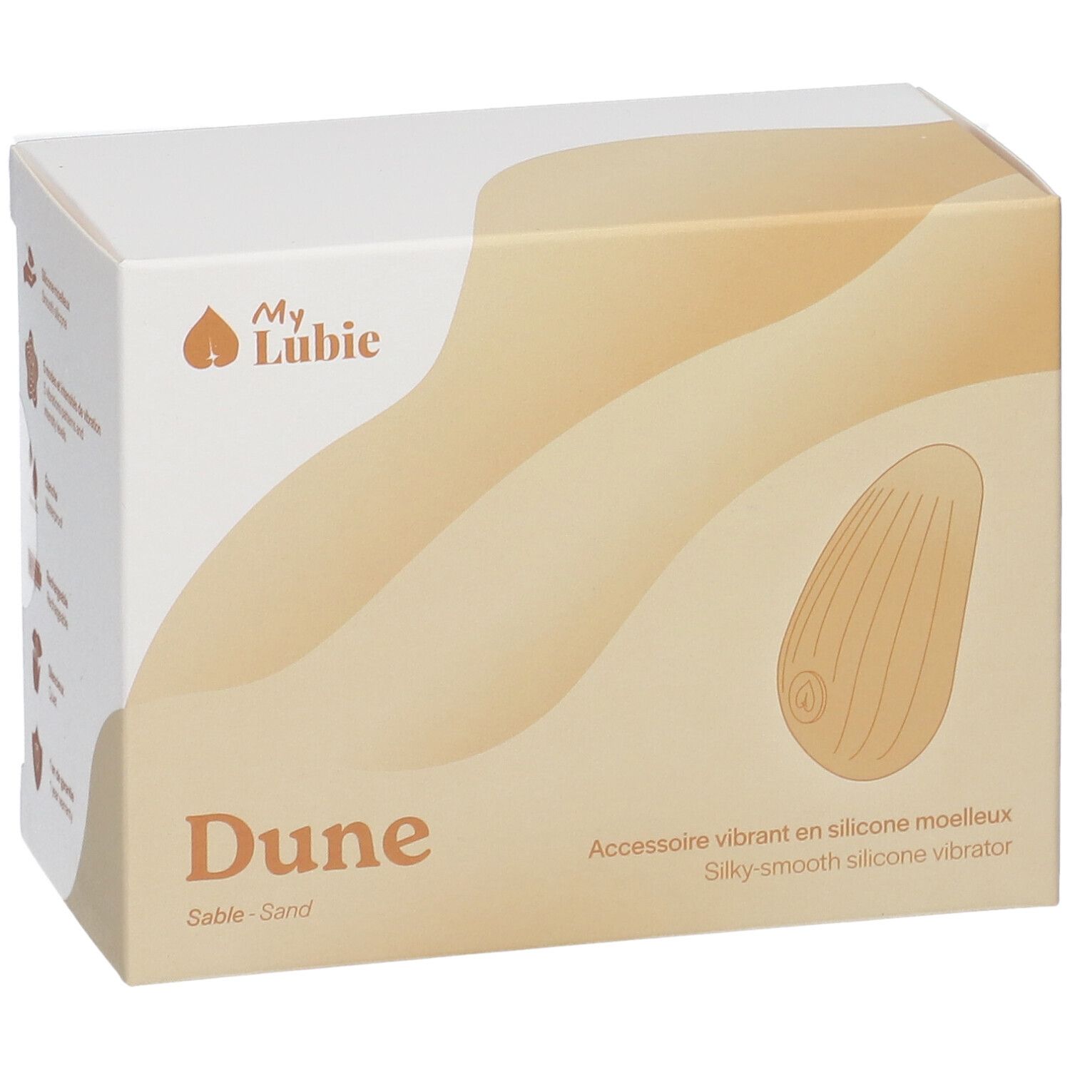 My Lubie Dune, vibromasseur silicone sable
