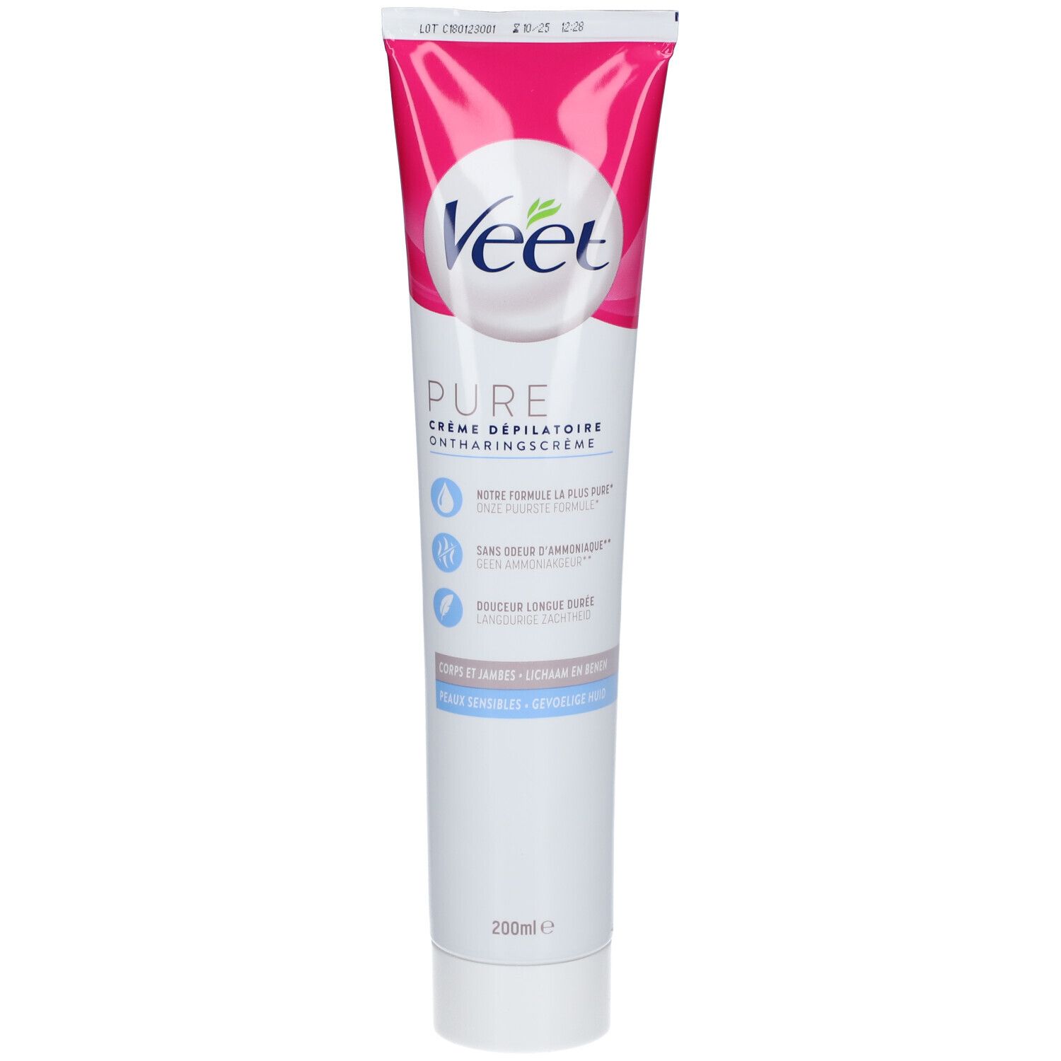 Veet Minima™ Crème dépilatoire Peau sensible