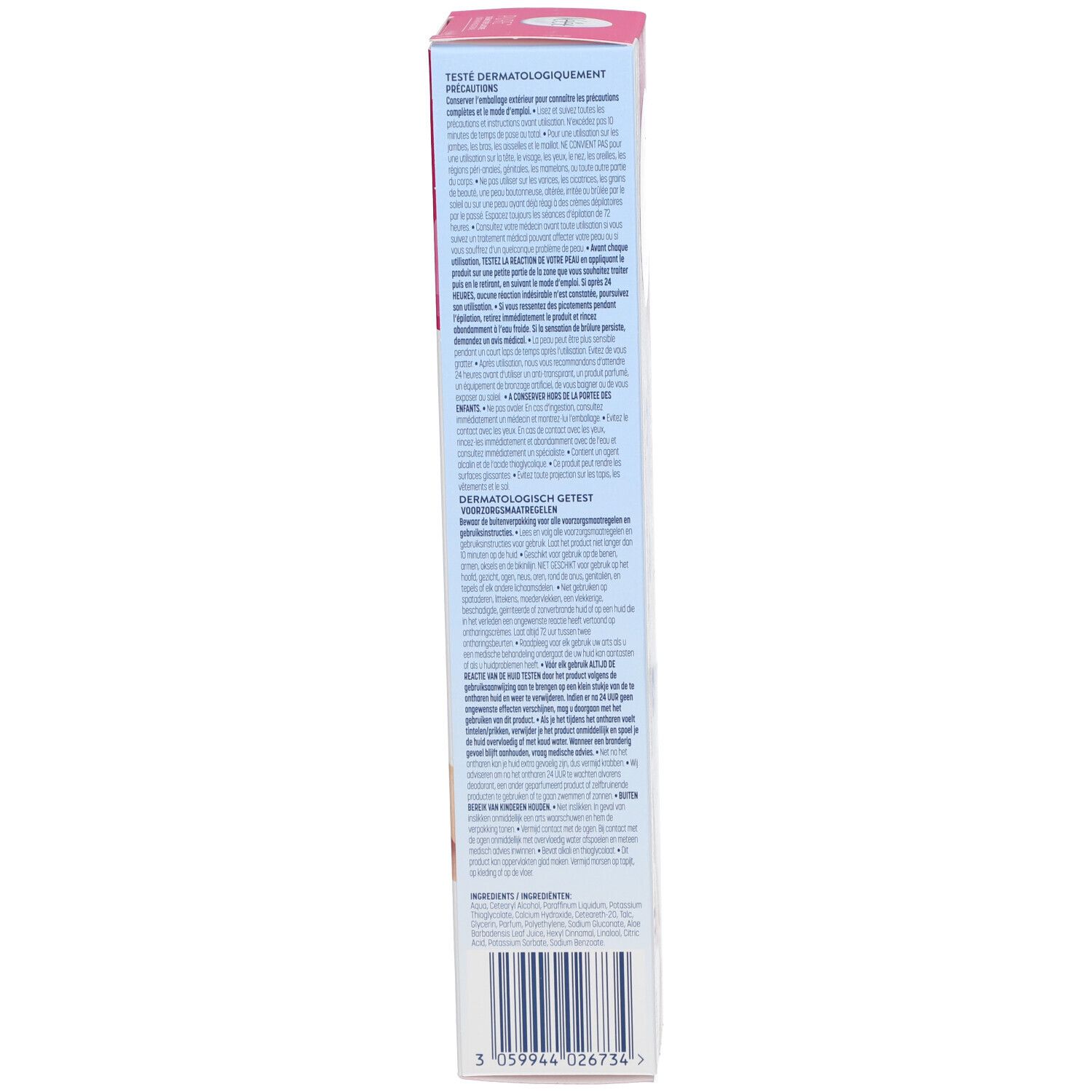 Veet Minima™ Crème dépilatoire Peau sensible