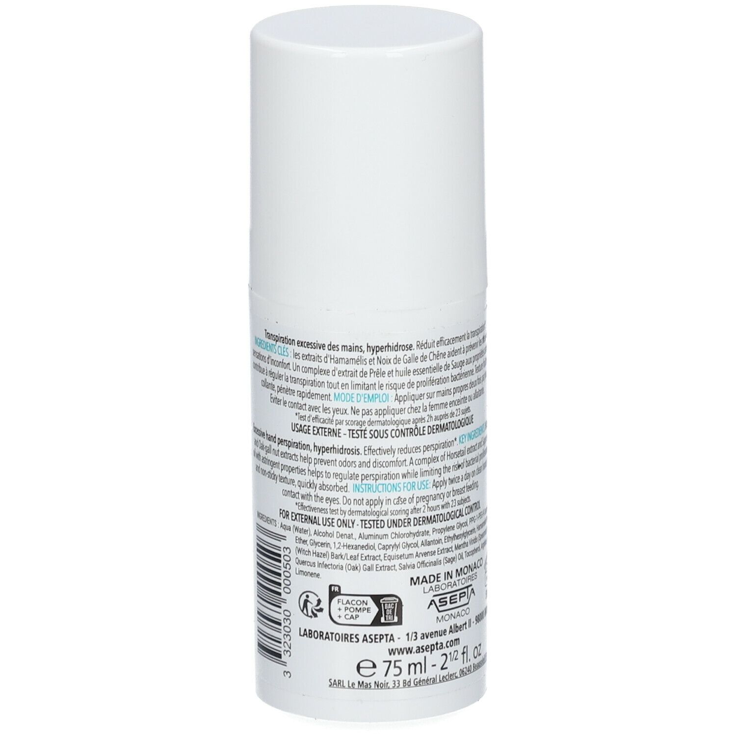 Asepta Vita Citral® Spray Anti-Transpirant Mains
