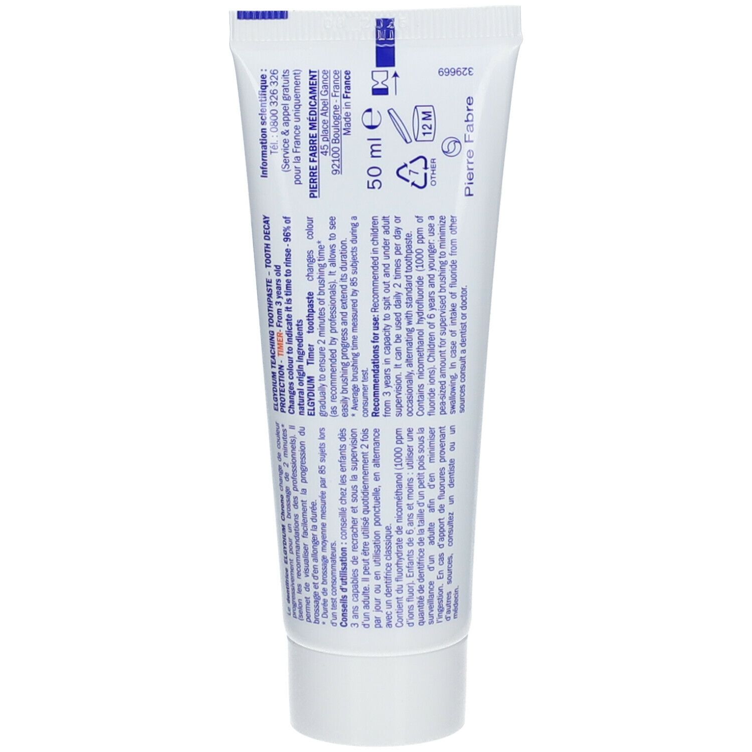 ELGYDIUM CHRONO Dentifrice Éducatif Protection Caries