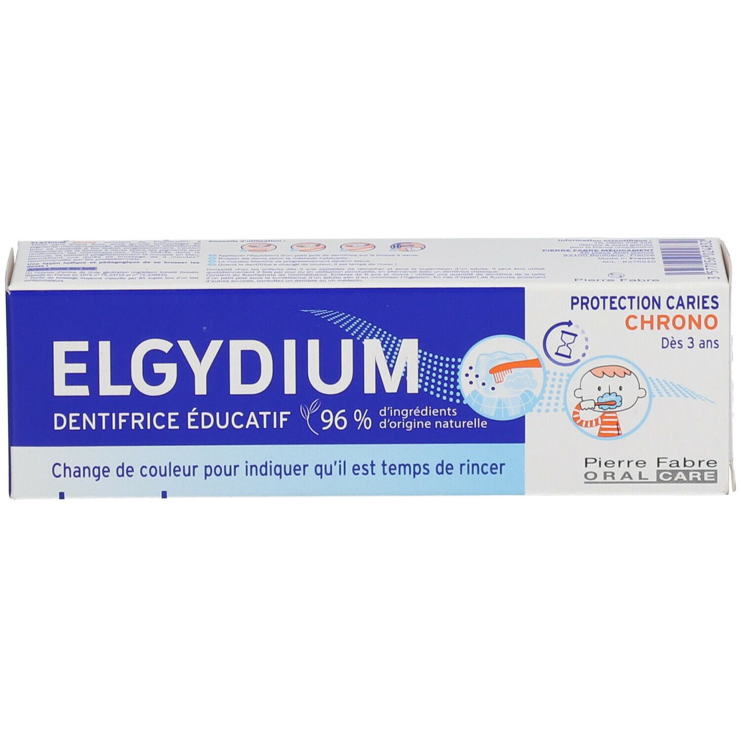 ELGYDIUM CHRONO Dentifrice Éducatif Protection Caries
