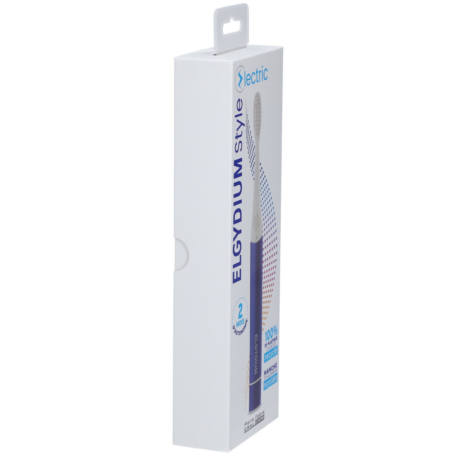 ELGYDIUM Style Electric Brosse à dents électrique Bleu
