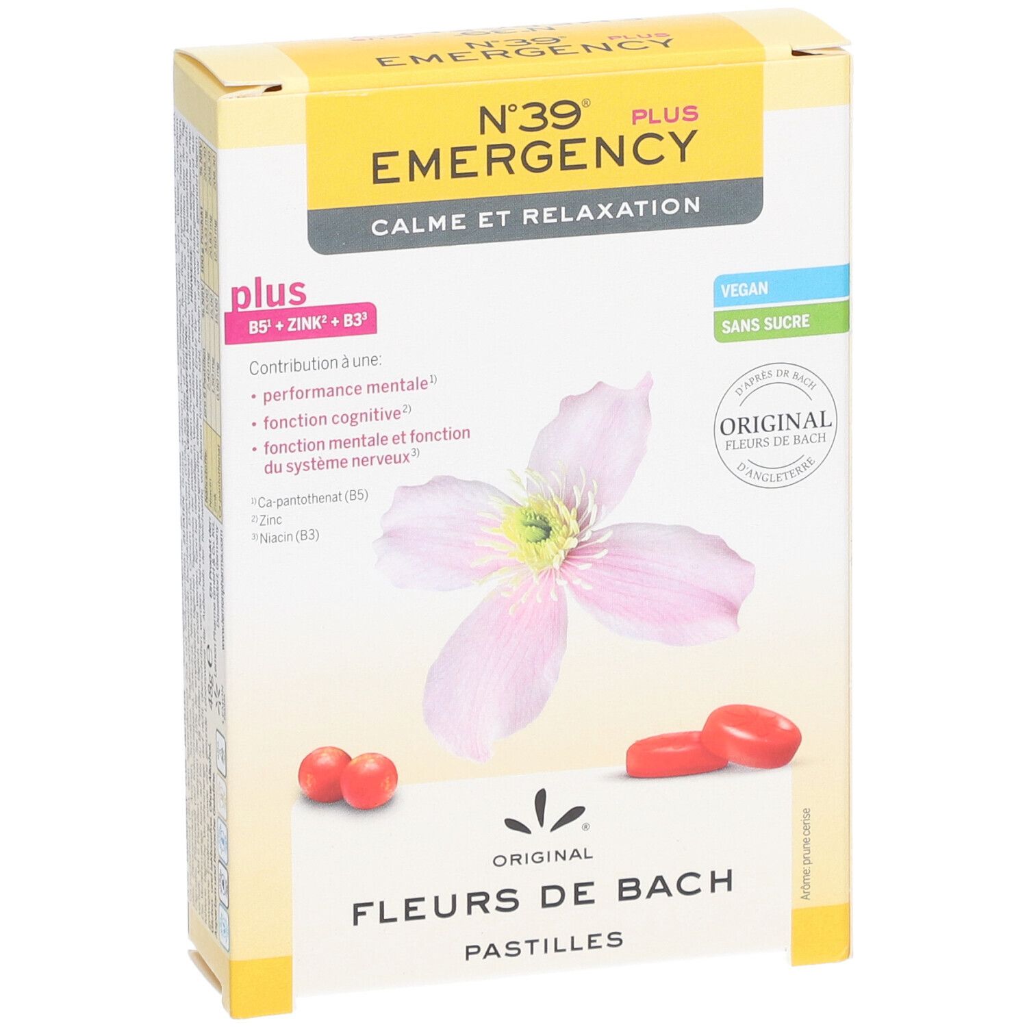 ORIGINAL® Pastilles fleurs de back N°39 Emergency calme et relaxation