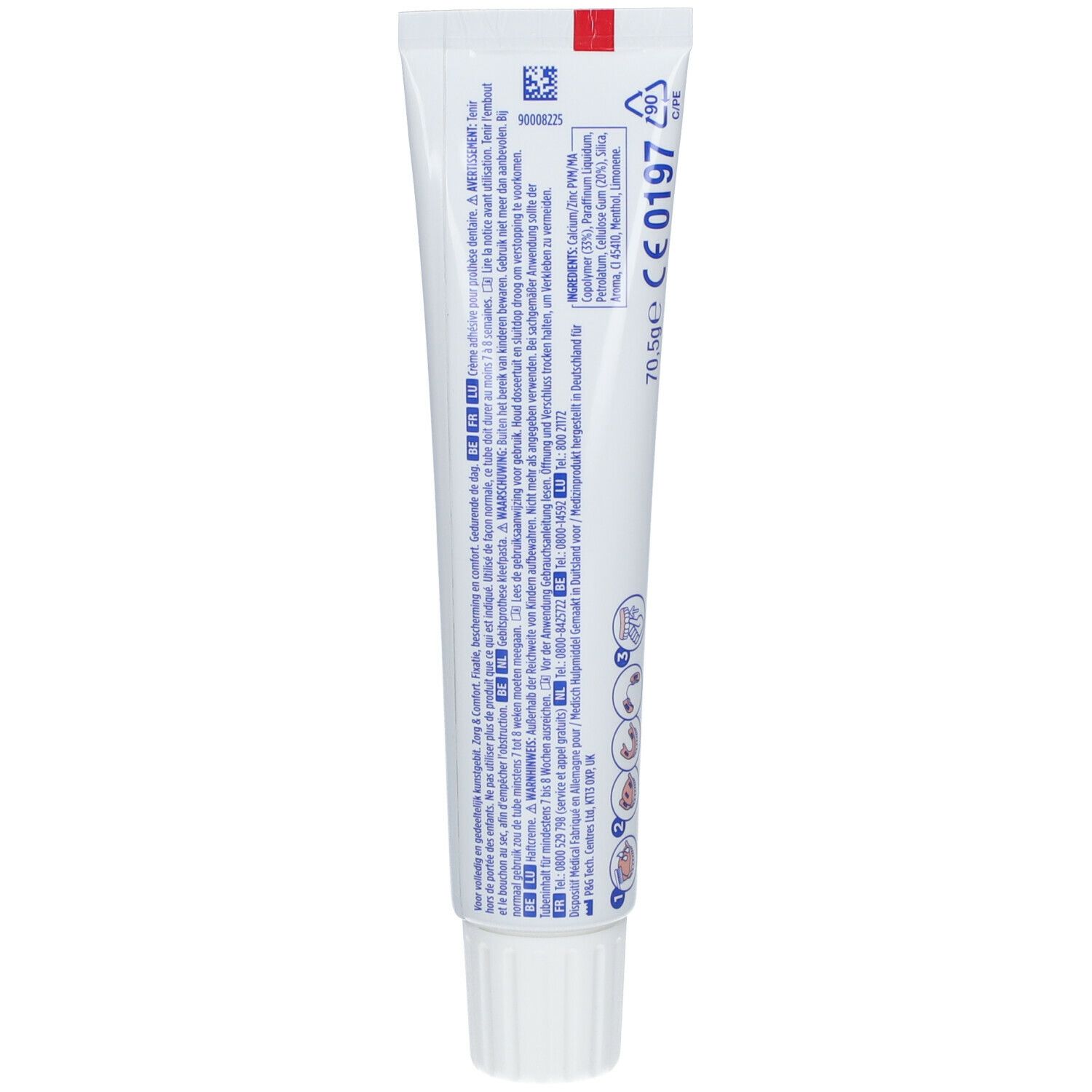 Fixodent Pro Complete Soin Confort Crème adhésive pour prothèses dentaires