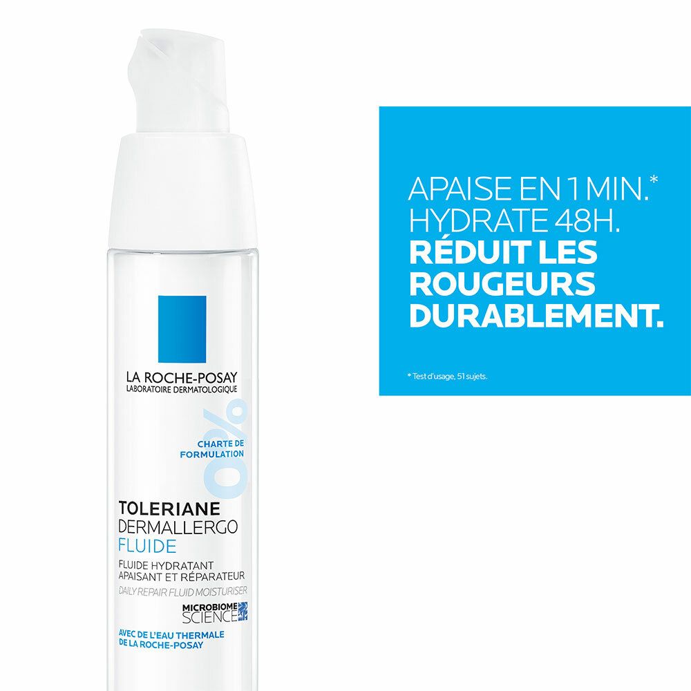 LA ROCHE POSAY TOLERIANE DERMALLERGO FLUIDE + FLUIDE DERMO-NETTOYANT
