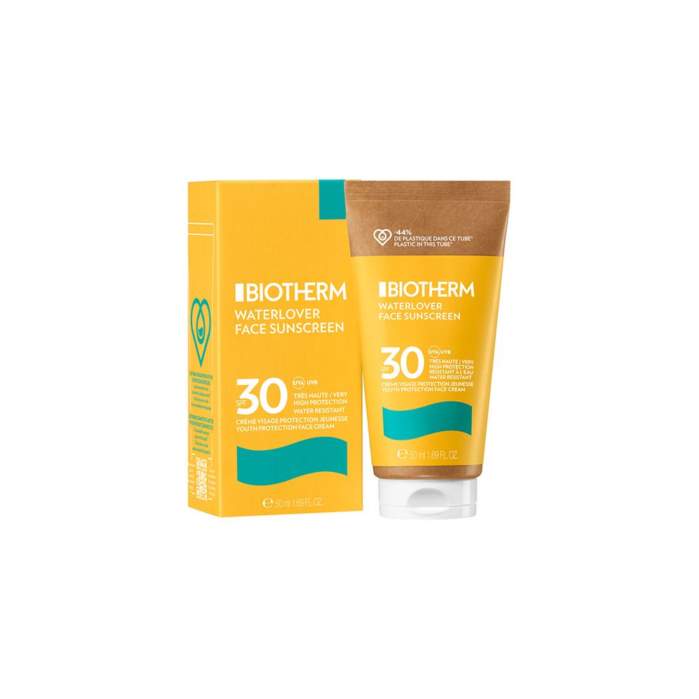 BIOTHERM WATERLOVER Crème Solaire Visage Anti-Âge SPF30