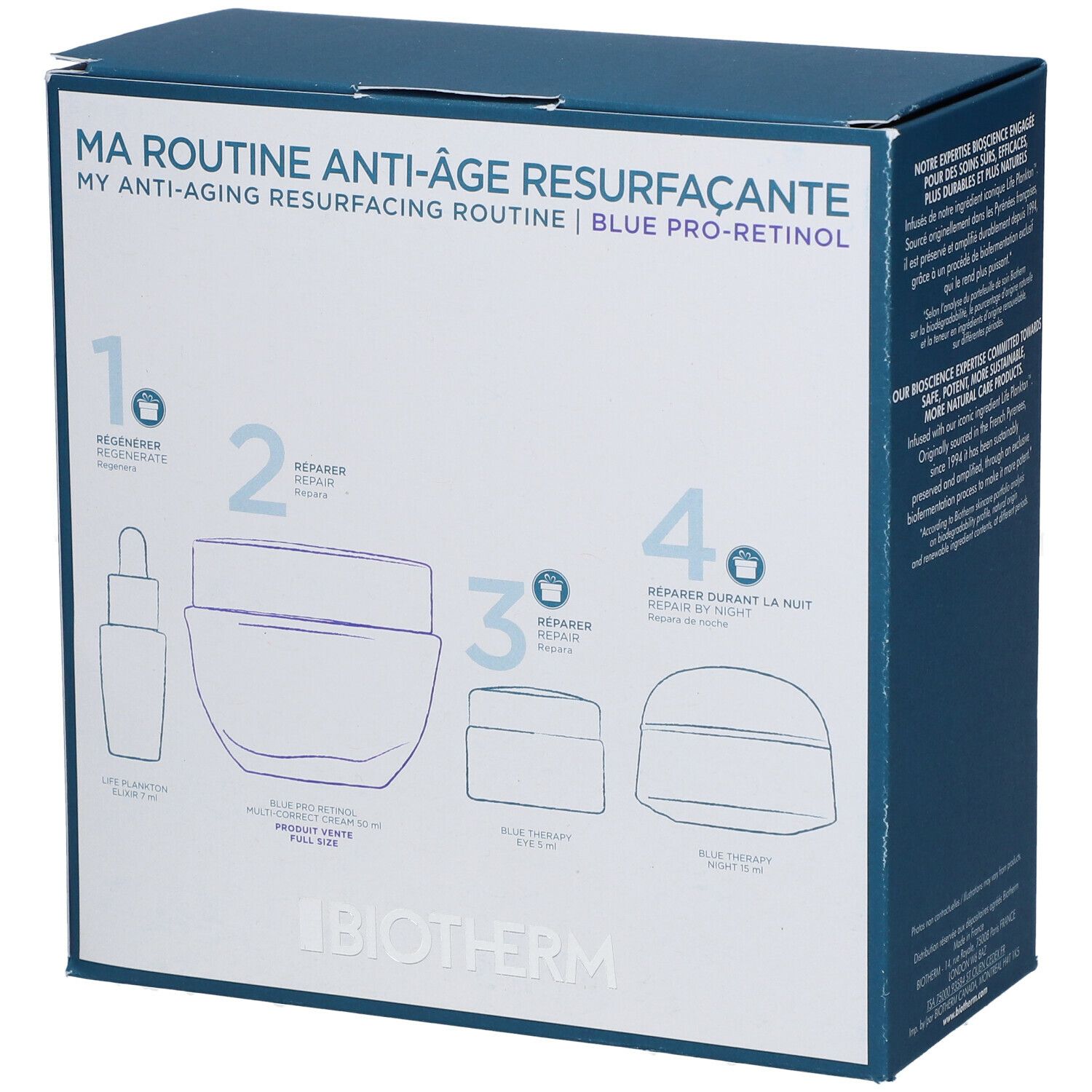 BIOTHERM Coffret Blue Pro-Retinol Mlti-Correct Cream