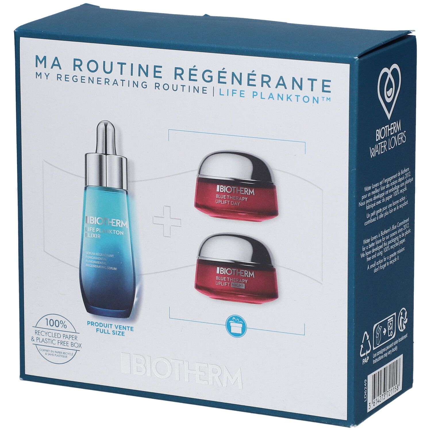 BIOTHERM Coffret Life Plankton Elixir + Blue Therapy Uplift