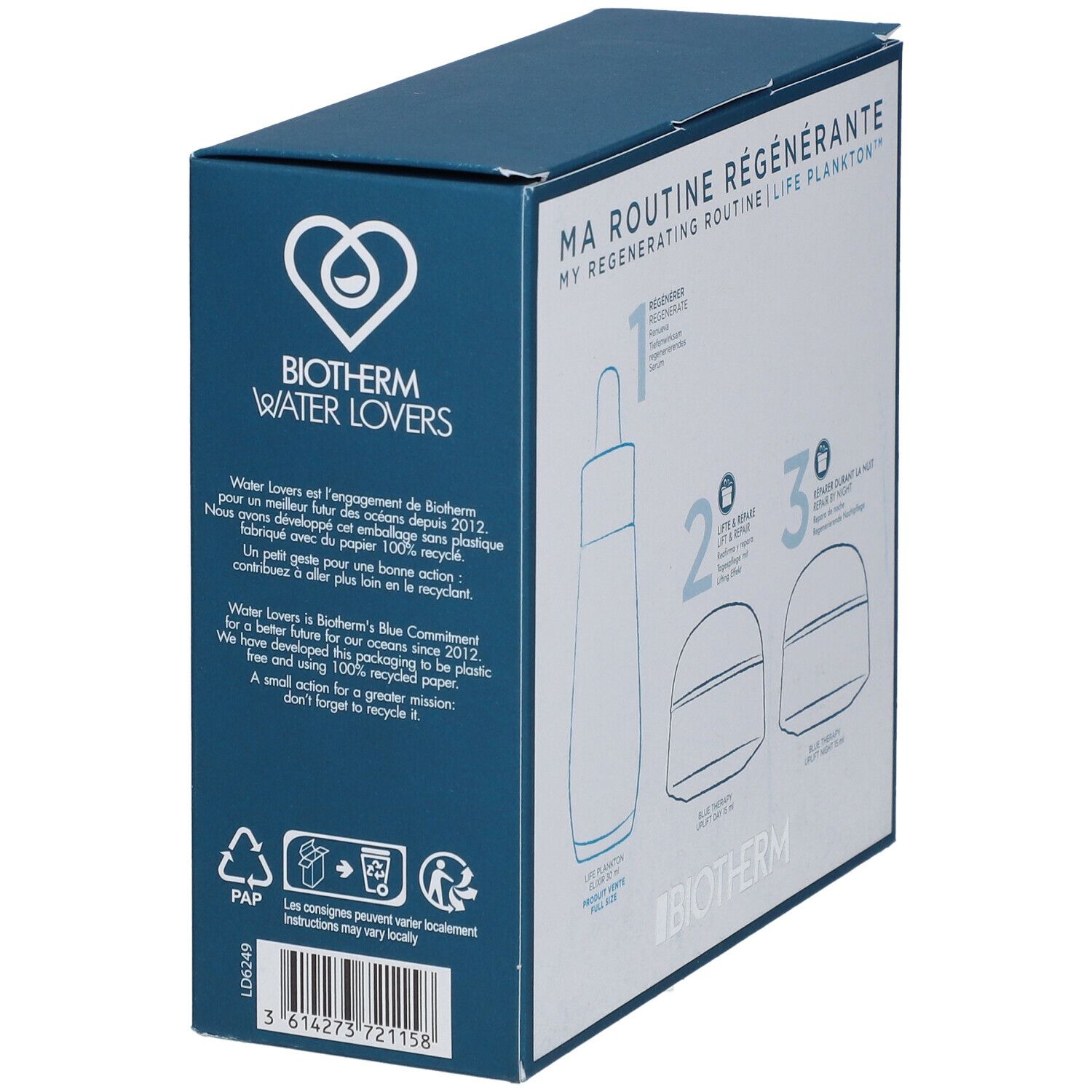 BIOTHERM Coffret Life Plankton Elixir + Blue Therapy Uplift